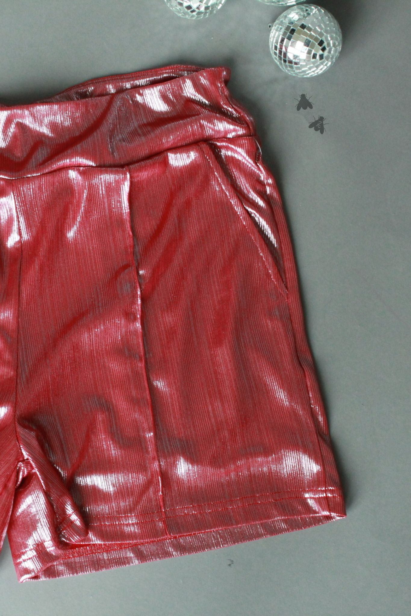SHINEY SHORT* FIREWORK *SUPER SALE