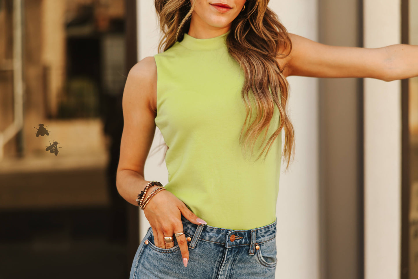 CLOUD BASIC MOCK TANK *LIME