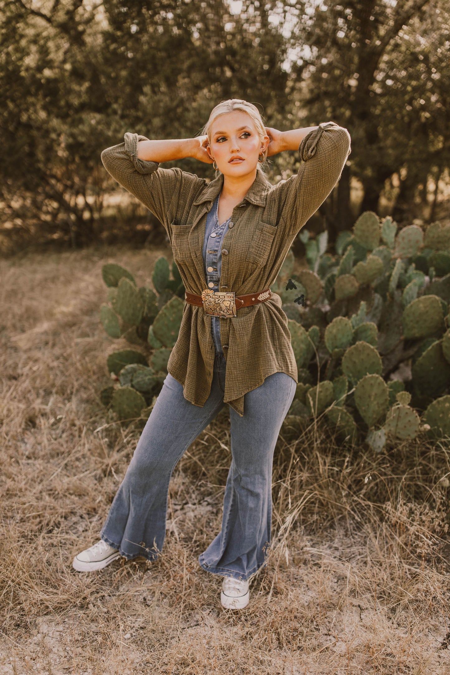 ACRES BUTTON UP* AGAVE