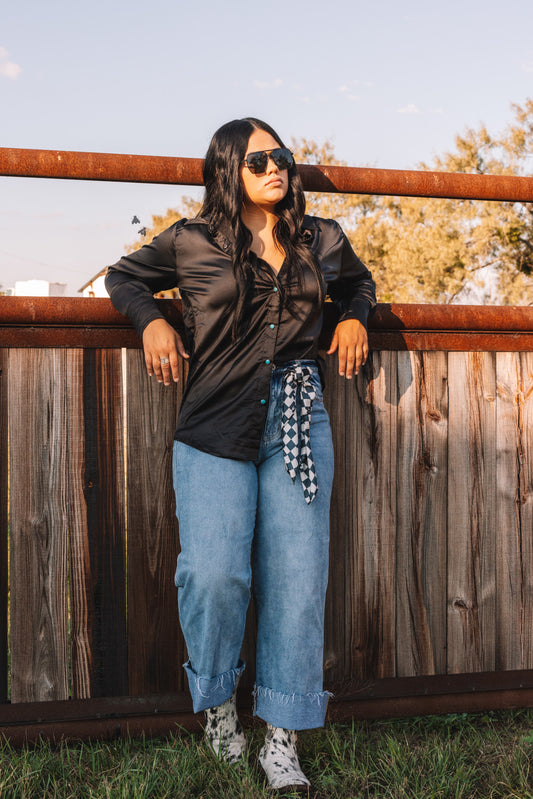 SATIN SADDLES *MIDNIGHT