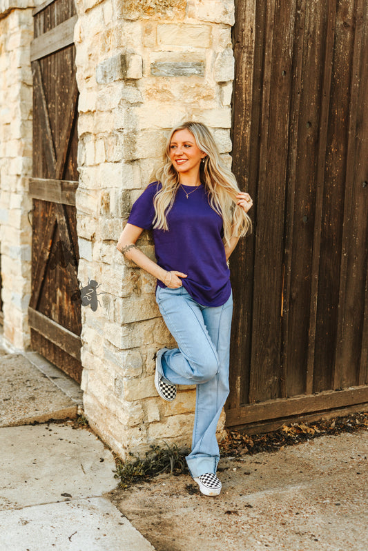 CLOUD BASIC FREE TEE *PURP