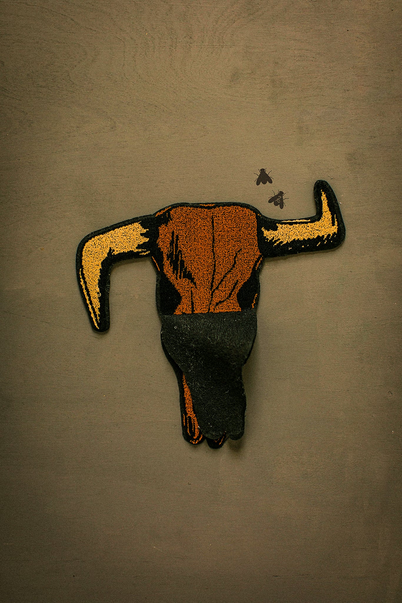 2 FLY DIY PATCH *skull
