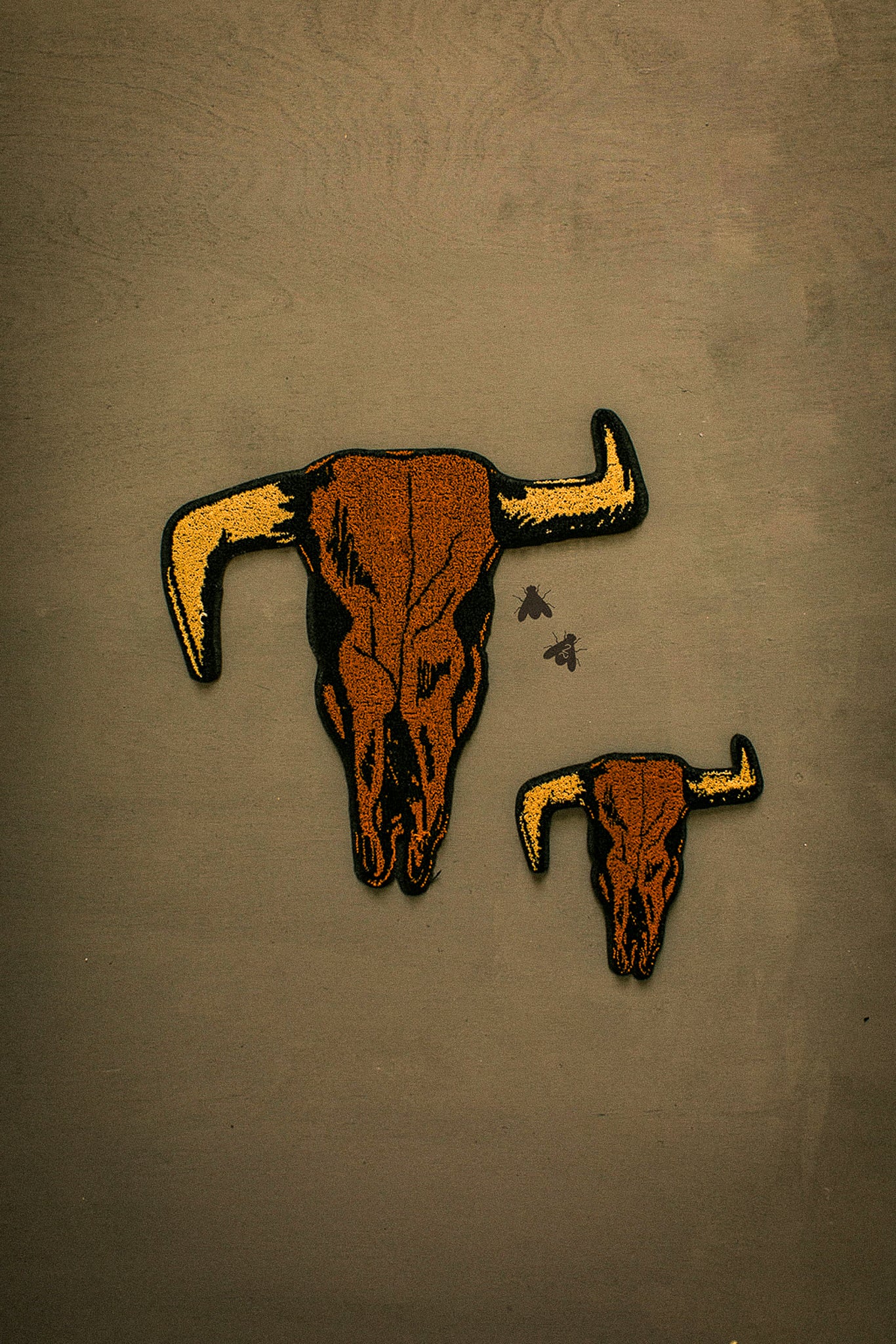 2 FLY DIY PATCH *skull