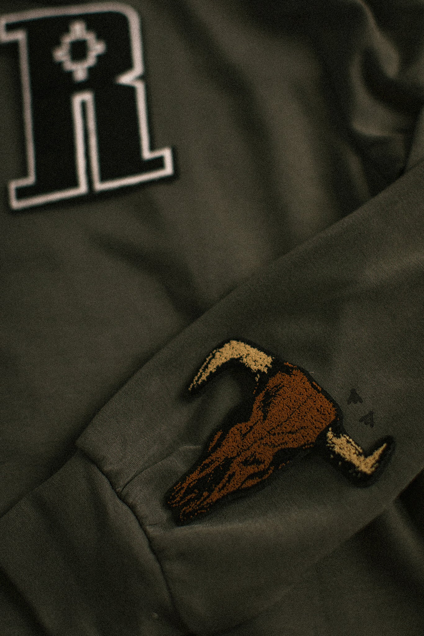 2 FLY DIY PATCH *skull