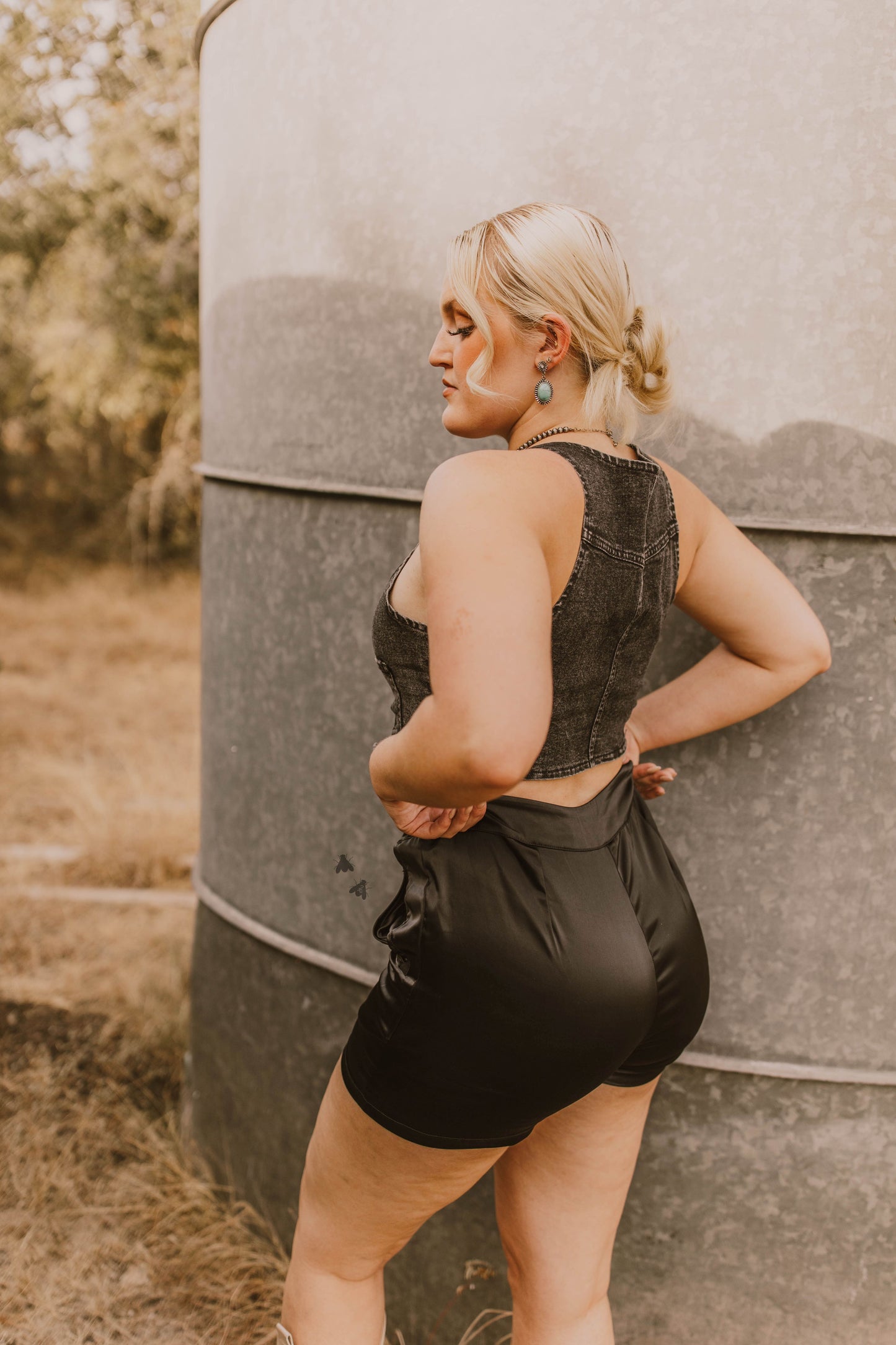 COWBOY TUXEDO SHORT *MIDNIGHT