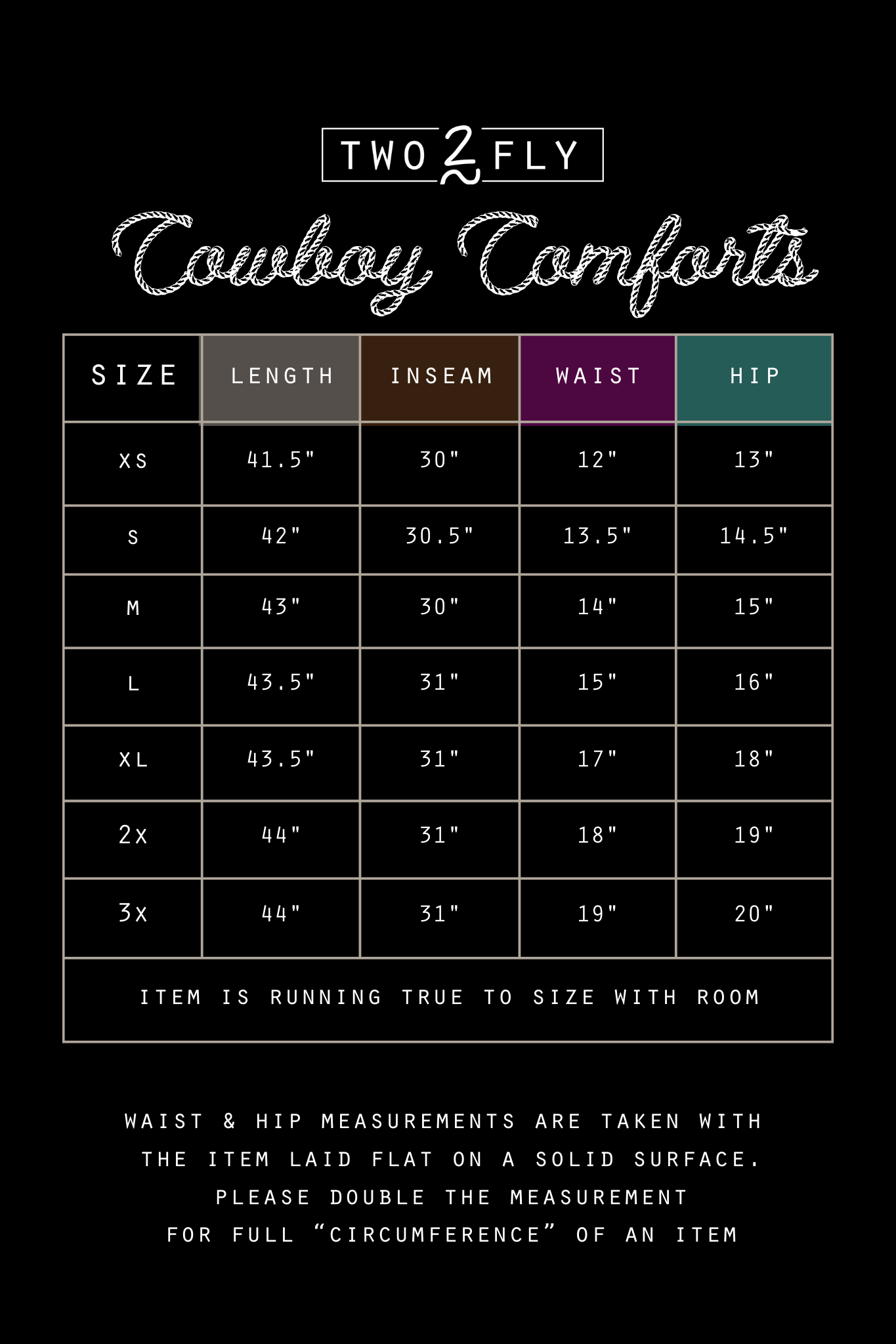 COWBOY COMFORTS * AGAVE *SUPER SALE