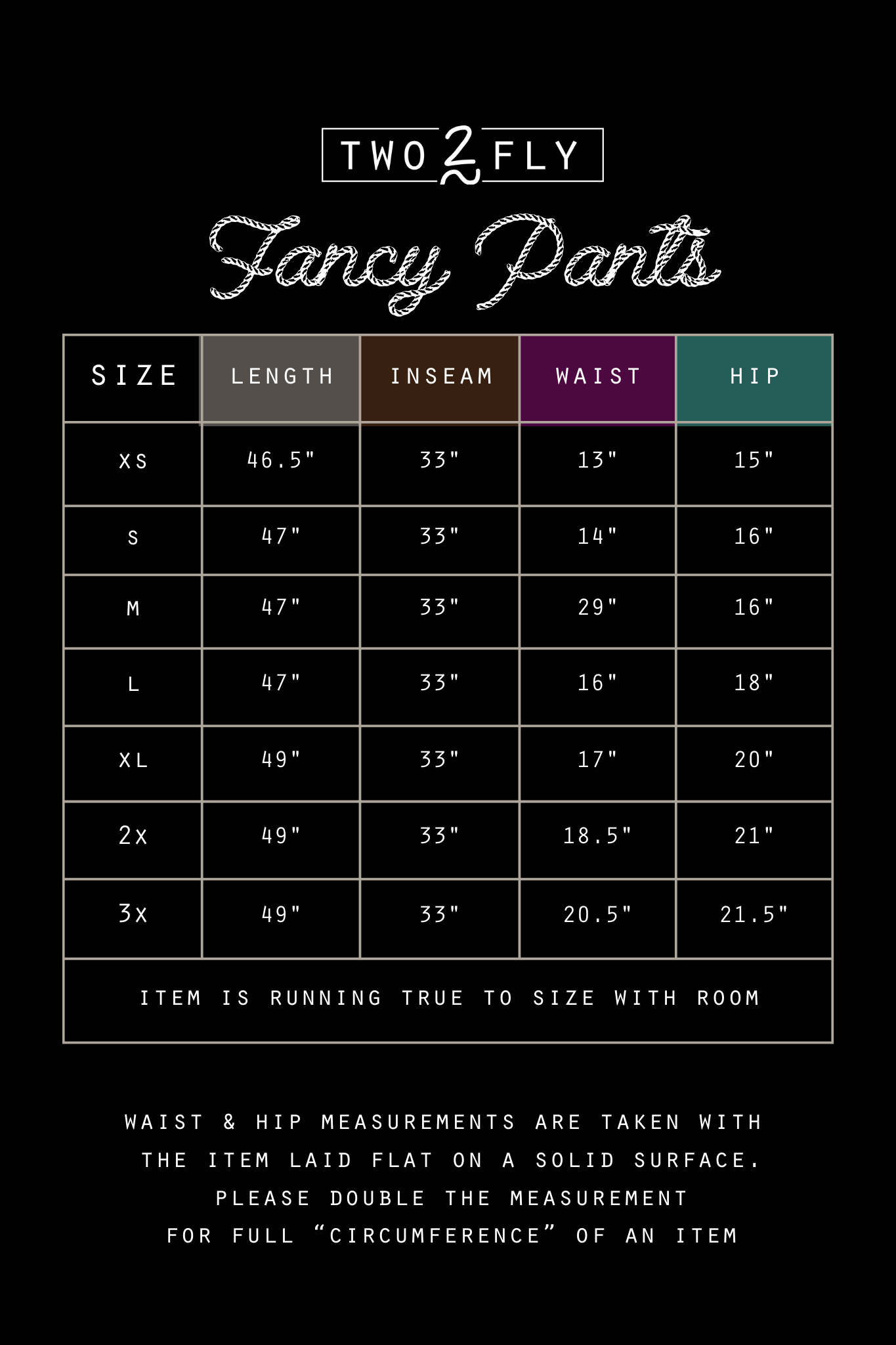 FANCY PANTS