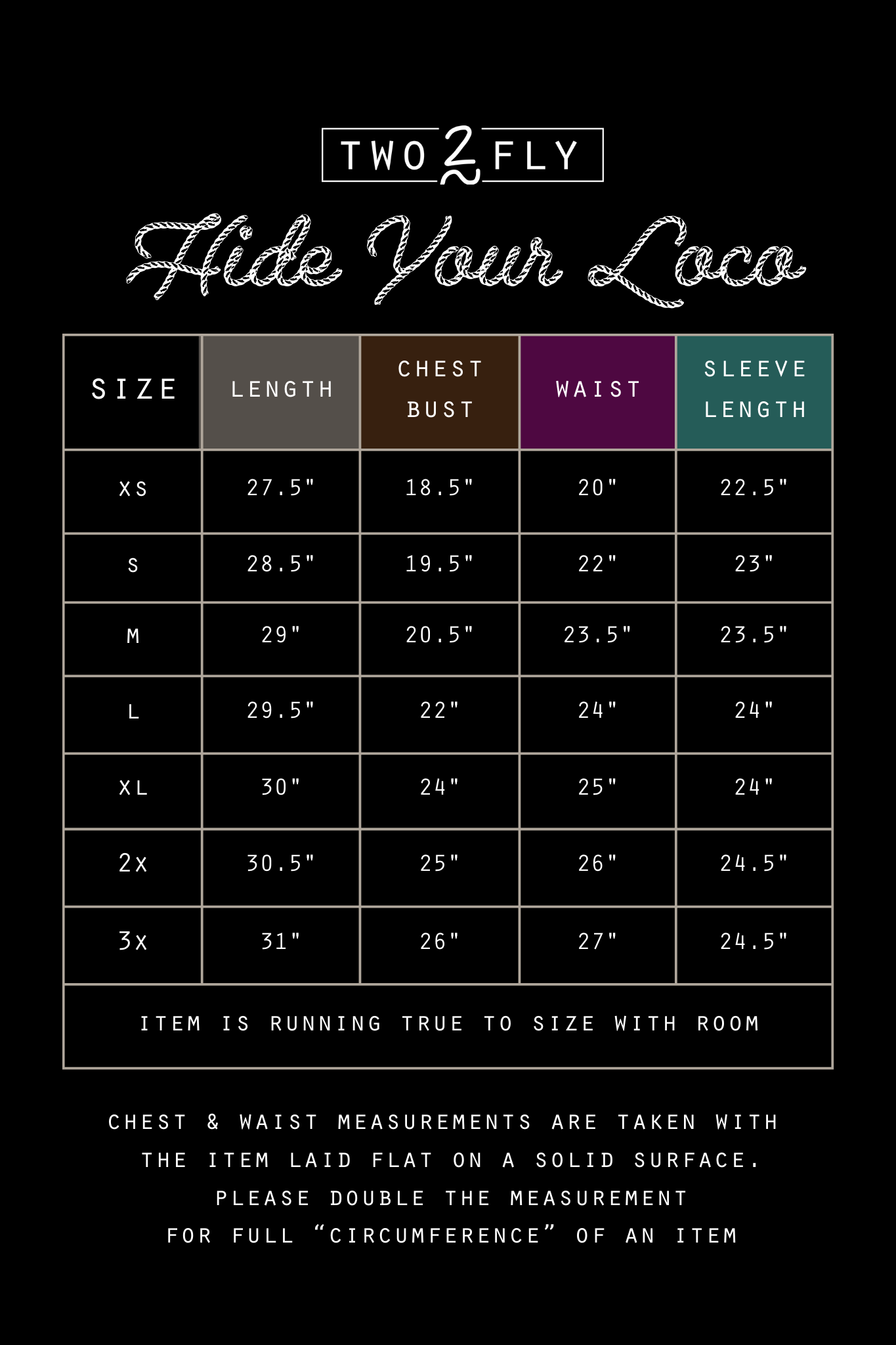 HIDE YOUR LOCO