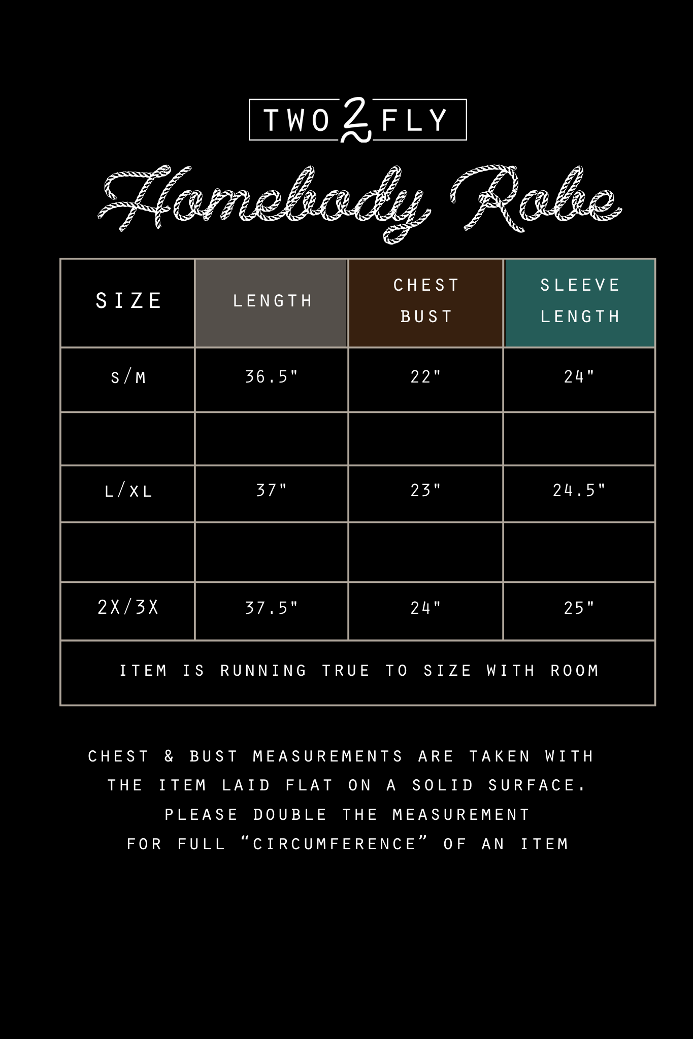HOMEBODY CHECK * ROBE
