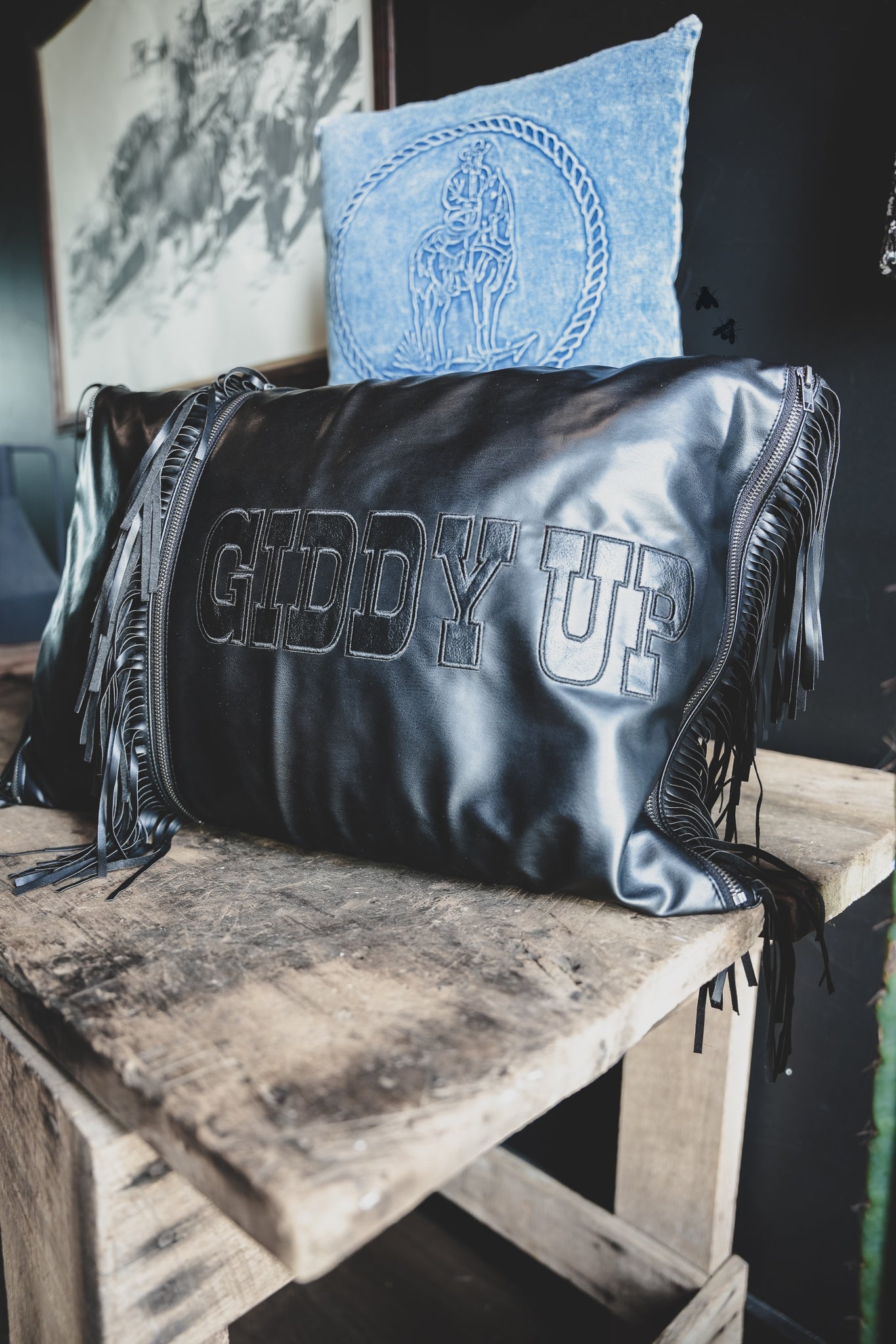 GIDDY UP PILLOW cover