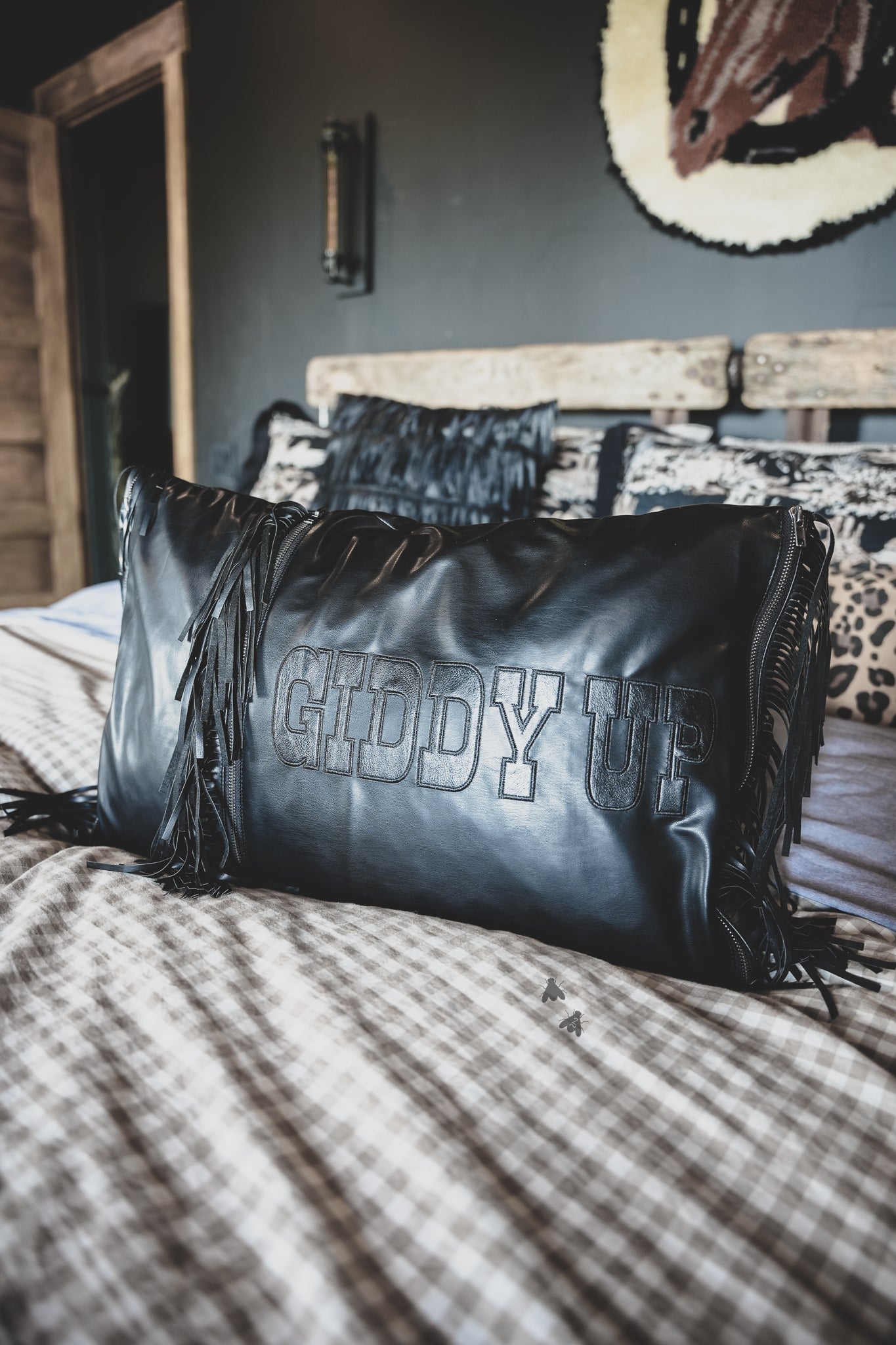 GIDDY UP PILLOW cover