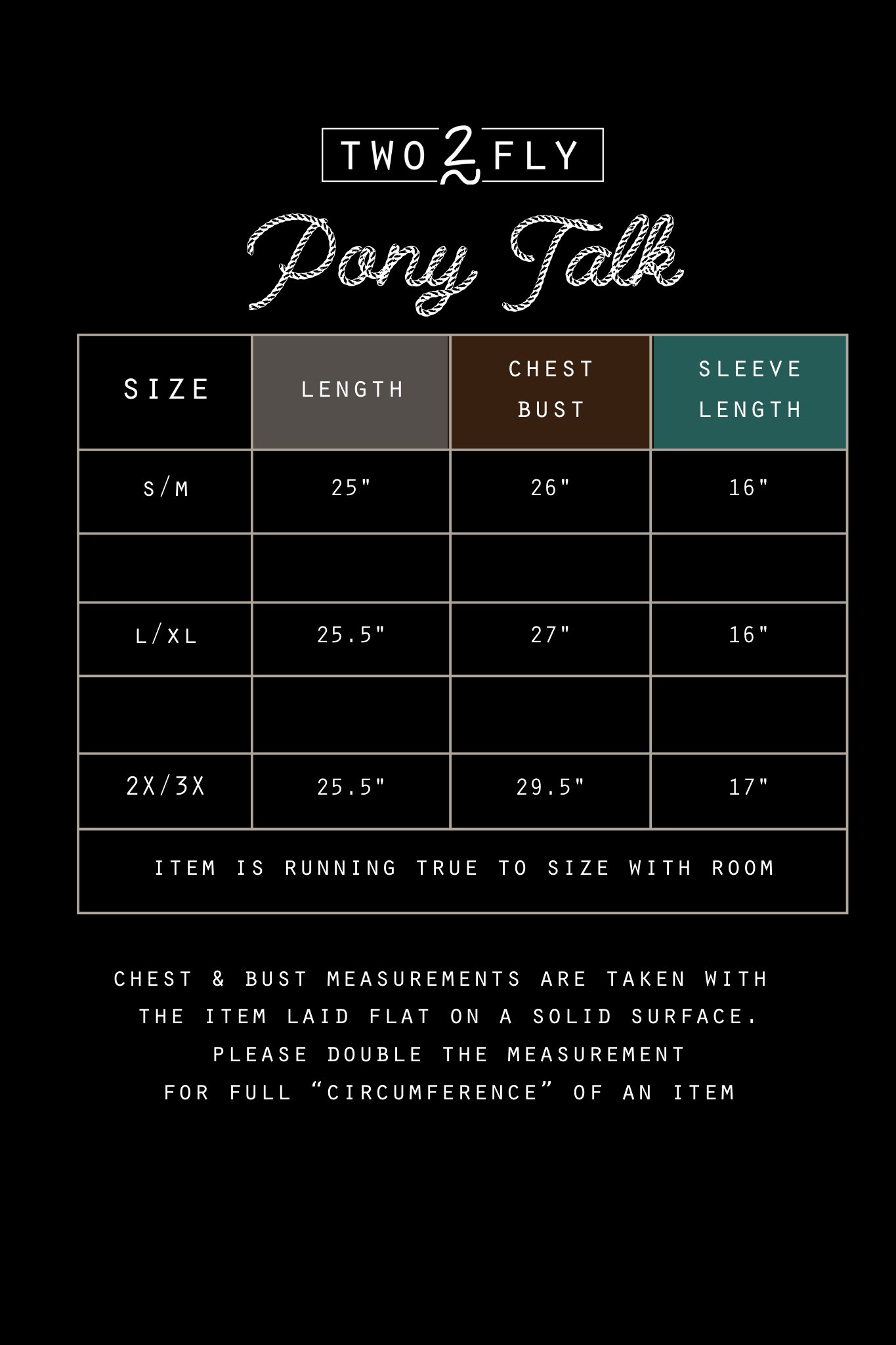 PONY TALK