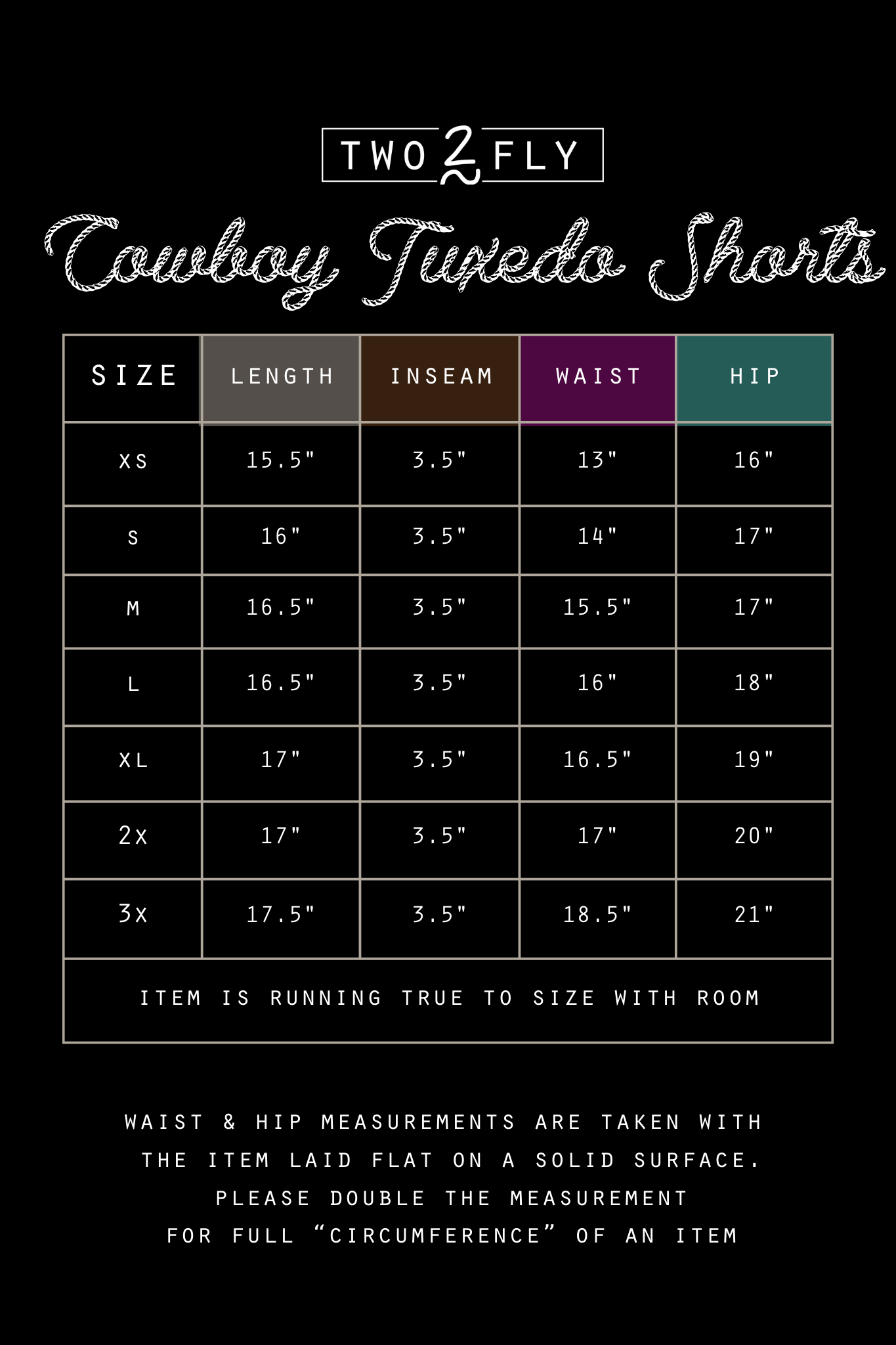 COWBOY TUXEDO SHORT *MIDNIGHT