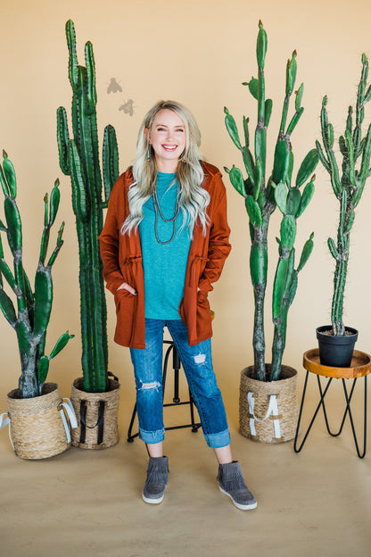 CUDDLE CARDI* TERRACOTTA *SUPER SALE [MISSING SIZES]