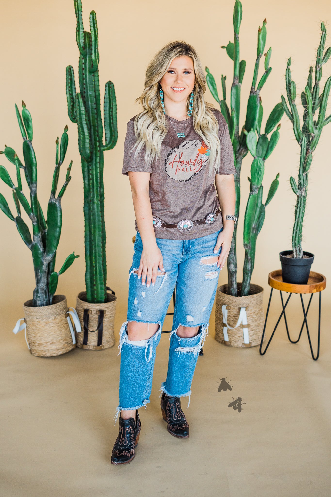 HOWDY FALL TEE *SUPER SALE [S ONLY]