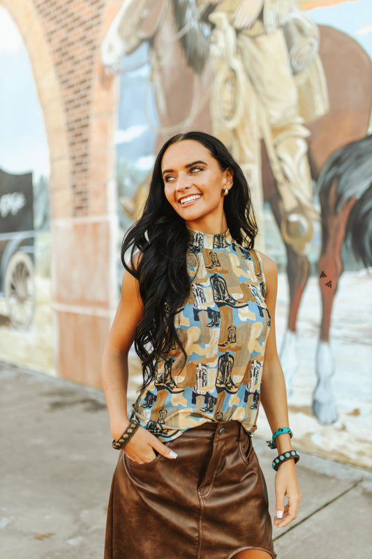 HEE HAW HEELS TANK *LOW STOCK* [wesa mkt]