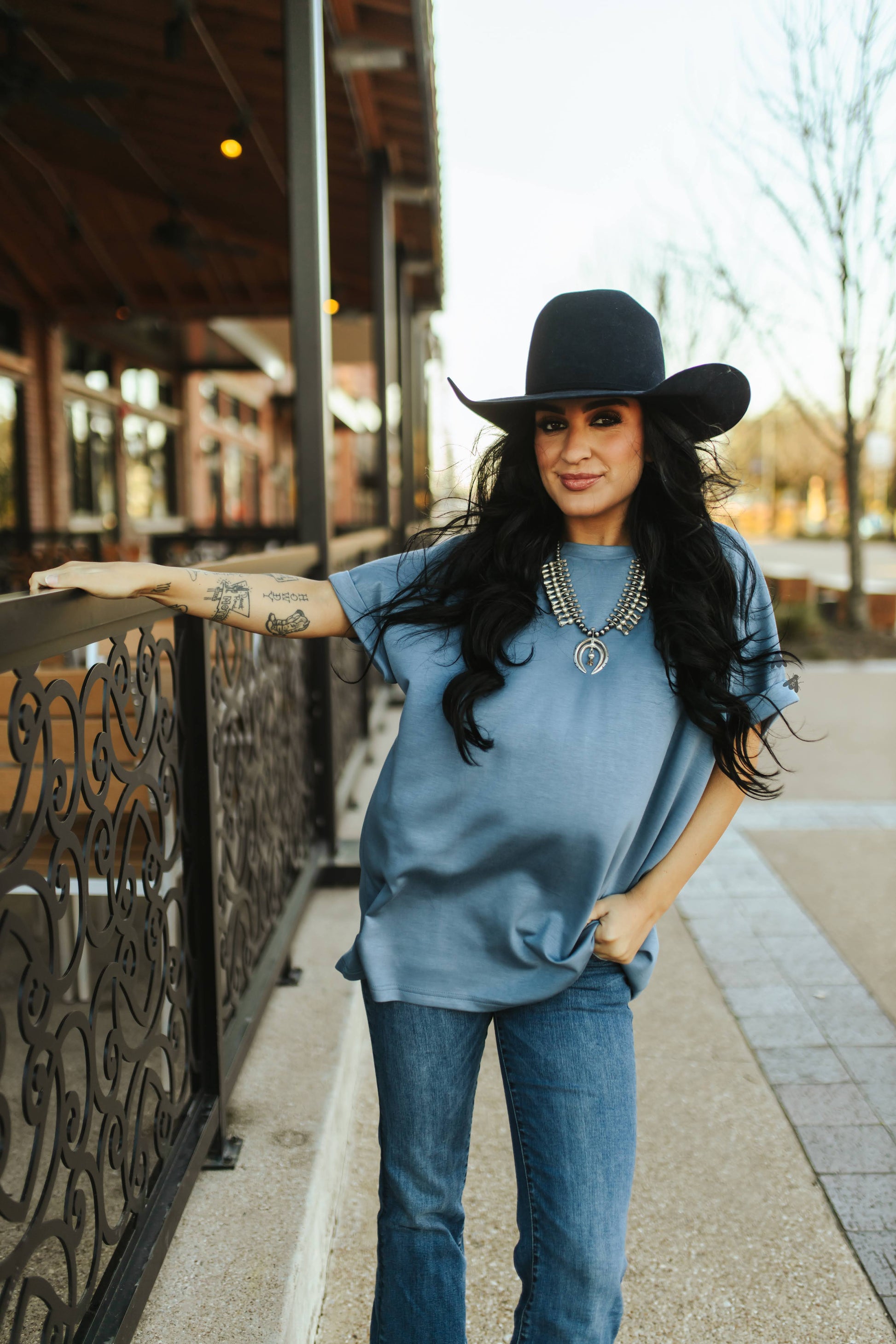 CLOUD BASIC MOM CUFF *DENIM