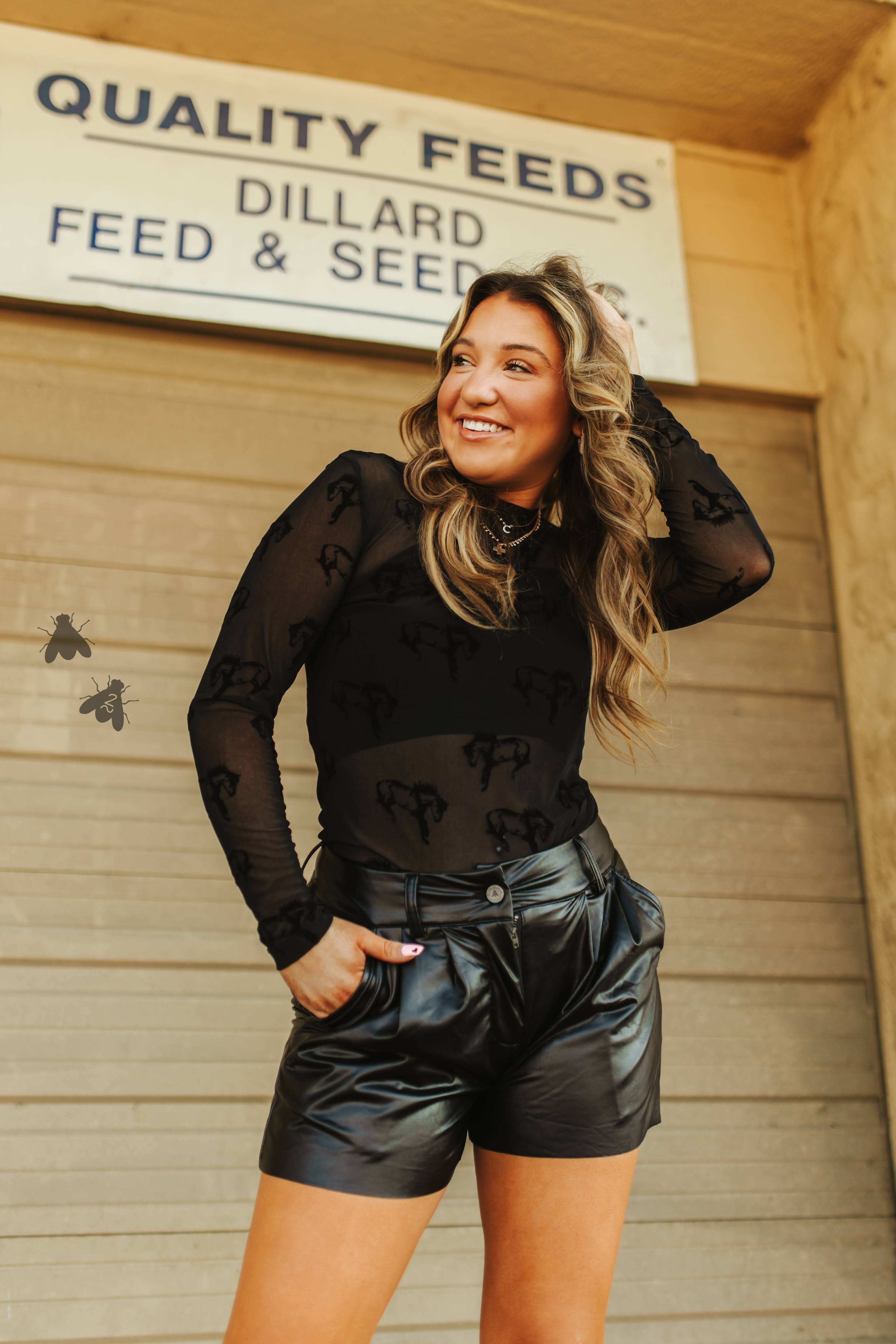 $5!! - JET BLACK SUMMA SHORTS