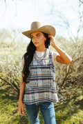 $5!! - BUCKIN BIBS *PLAID