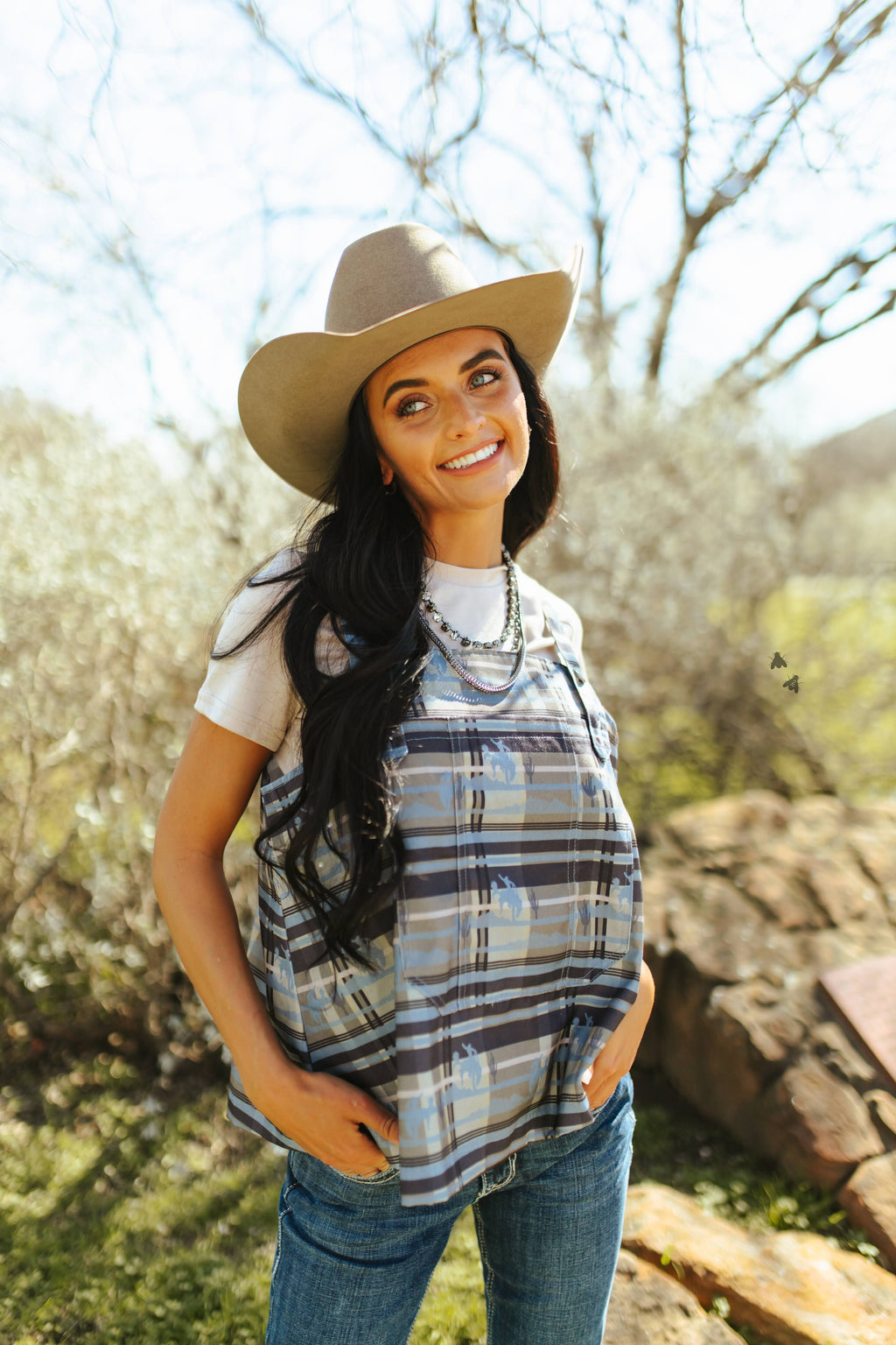 $5!! - BUCKIN BIBS *PLAID