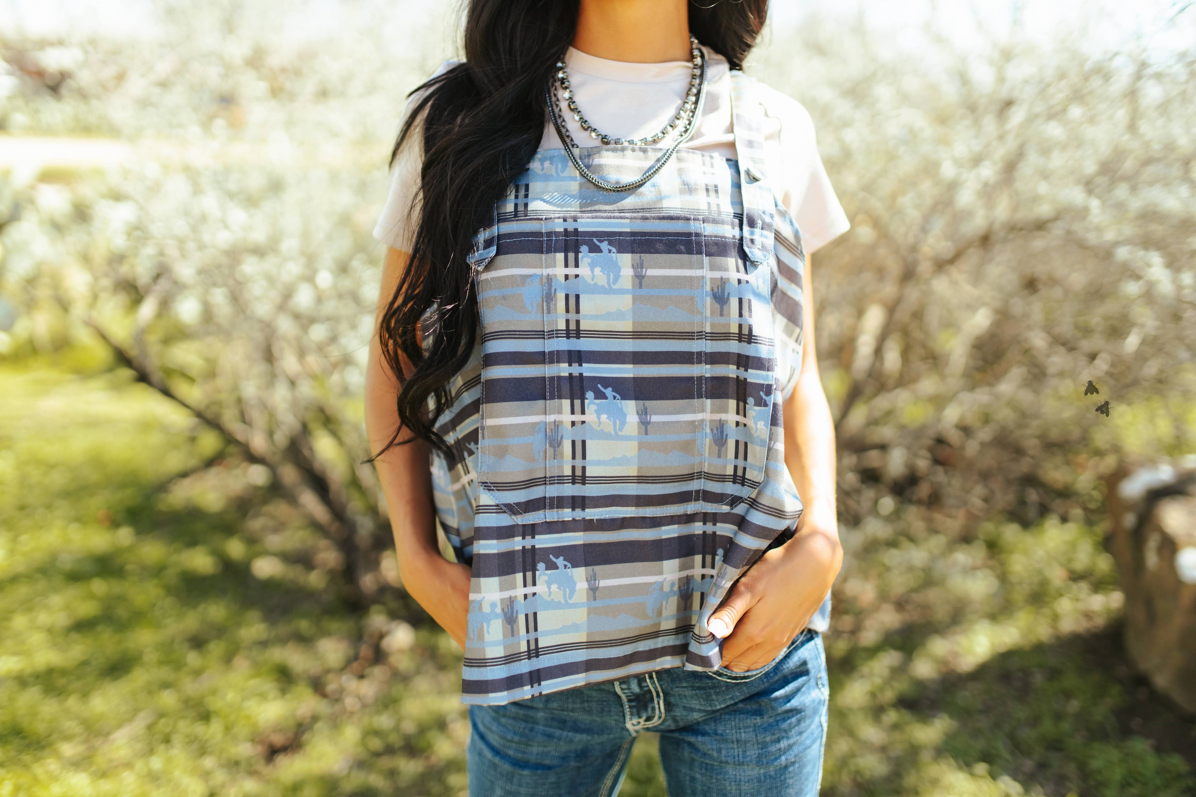 $5!! - BUCKIN BIBS *PLAID