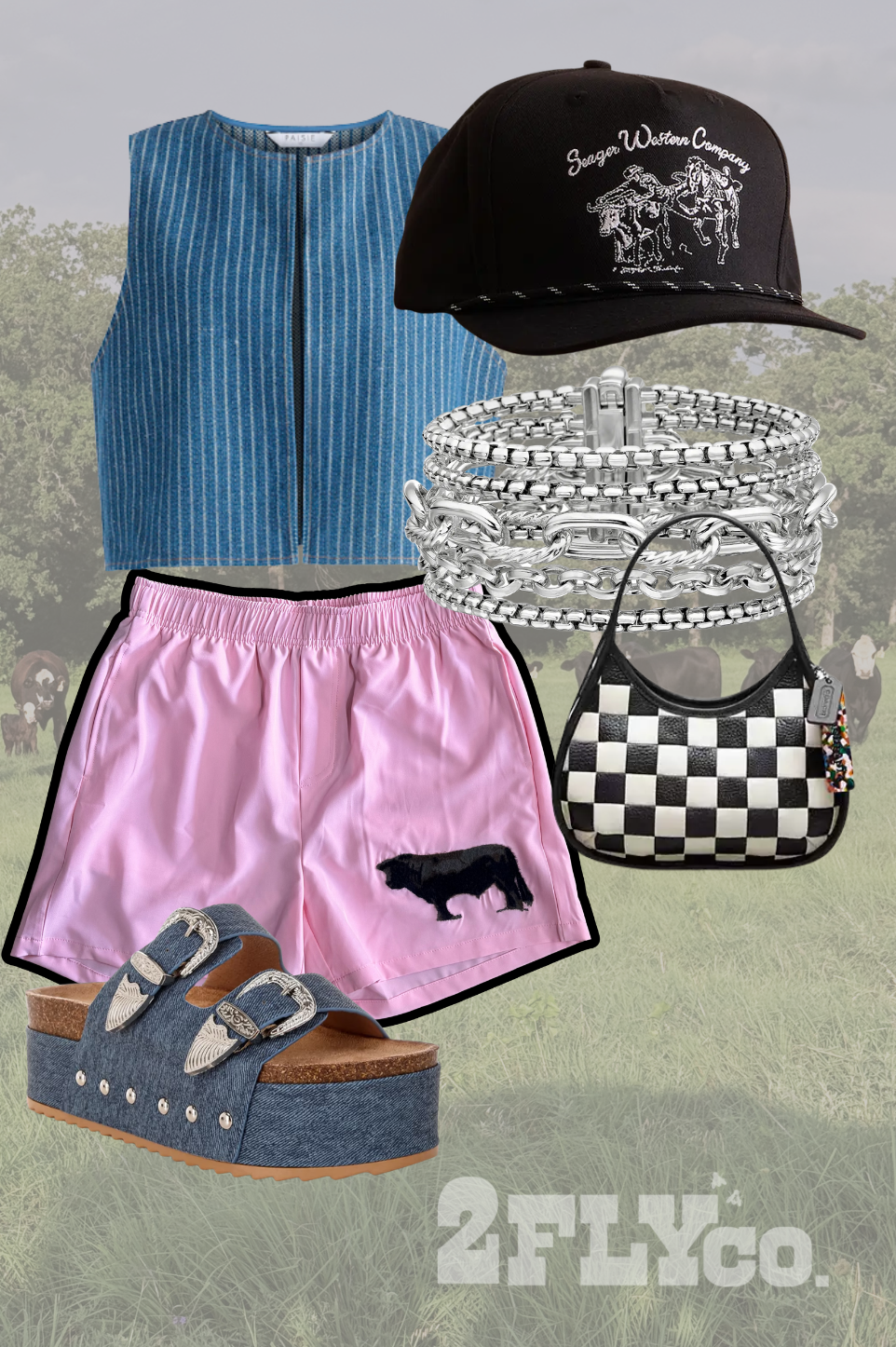 CATTLE CLUB SHORTS *ANGUS