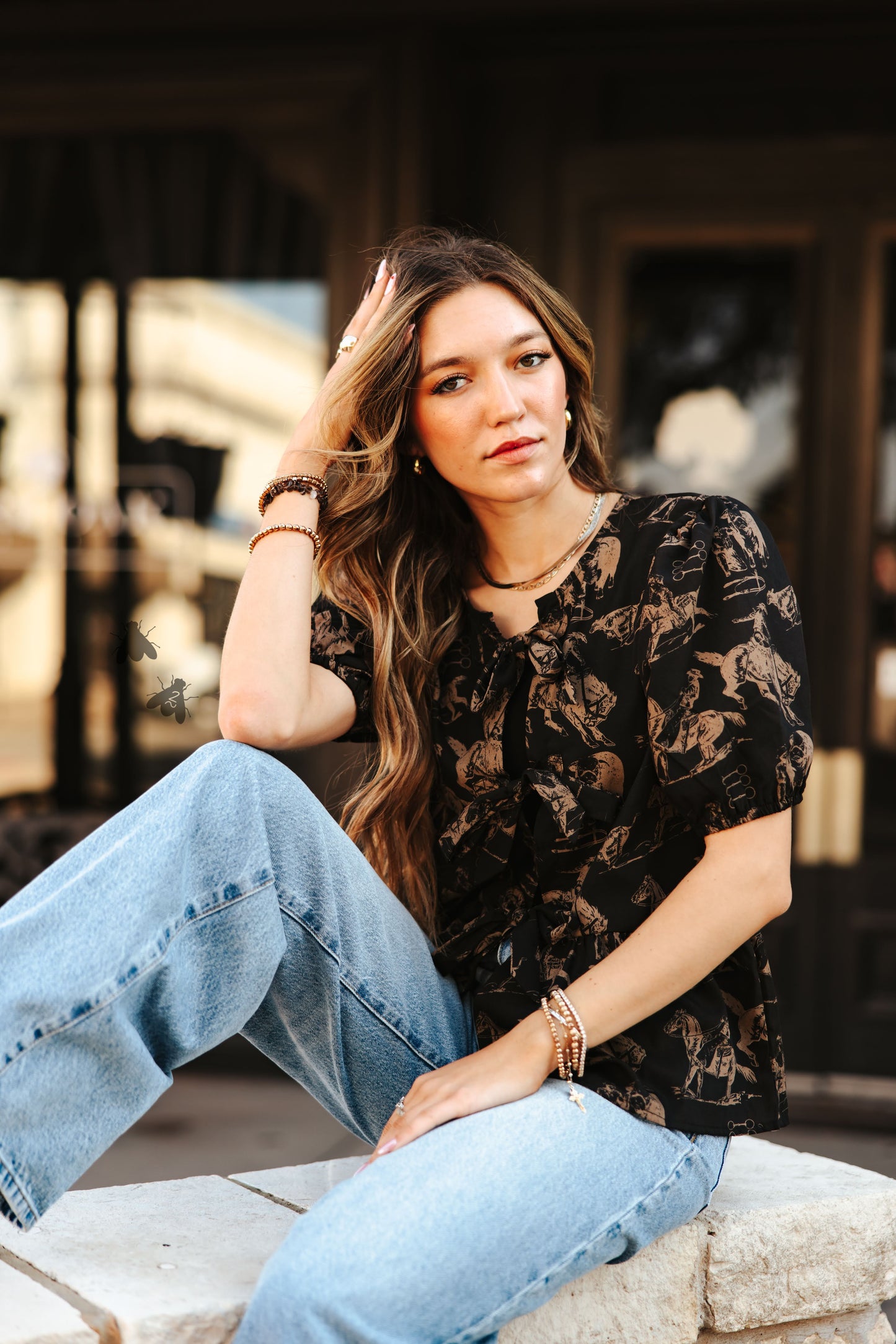 THRILL FRILL TOP