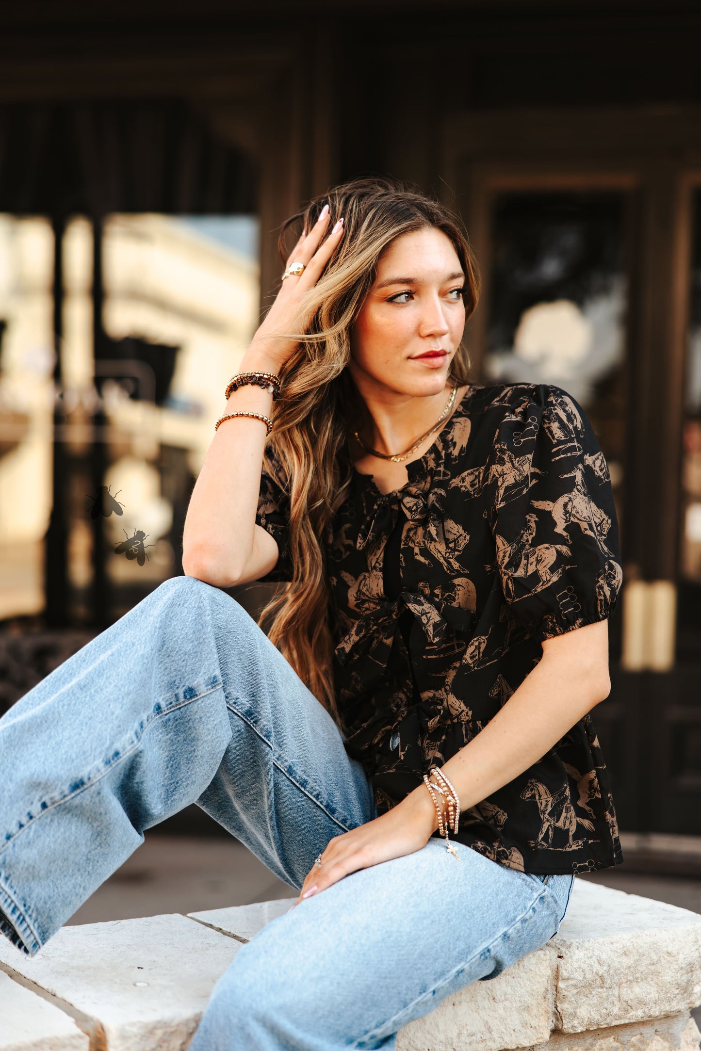 THRILL FRILL TOP