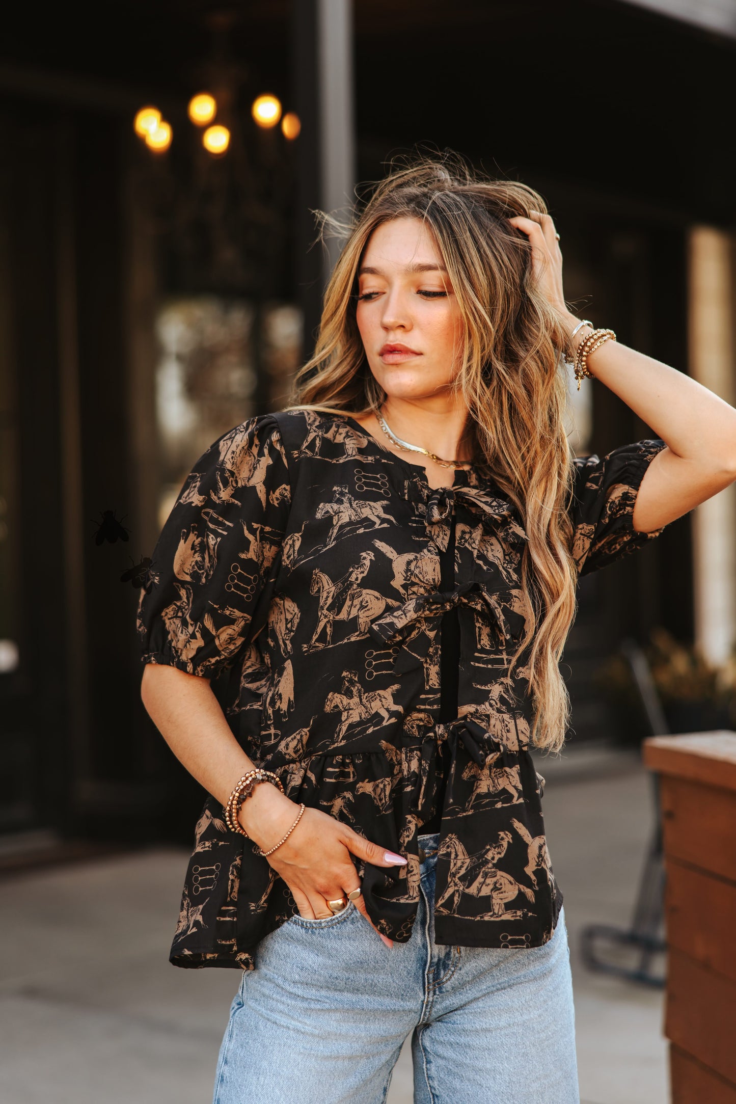 THRILL FRILL TOP