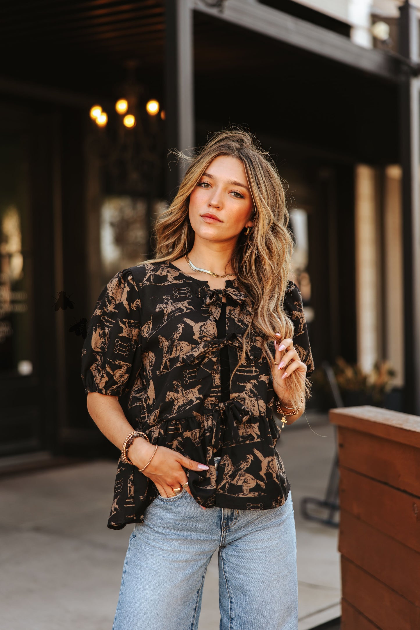 THRILL FRILL TOP