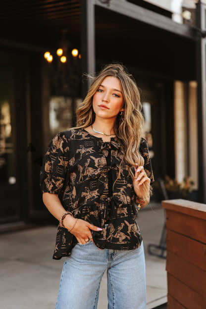 THRILL FRILL TOP