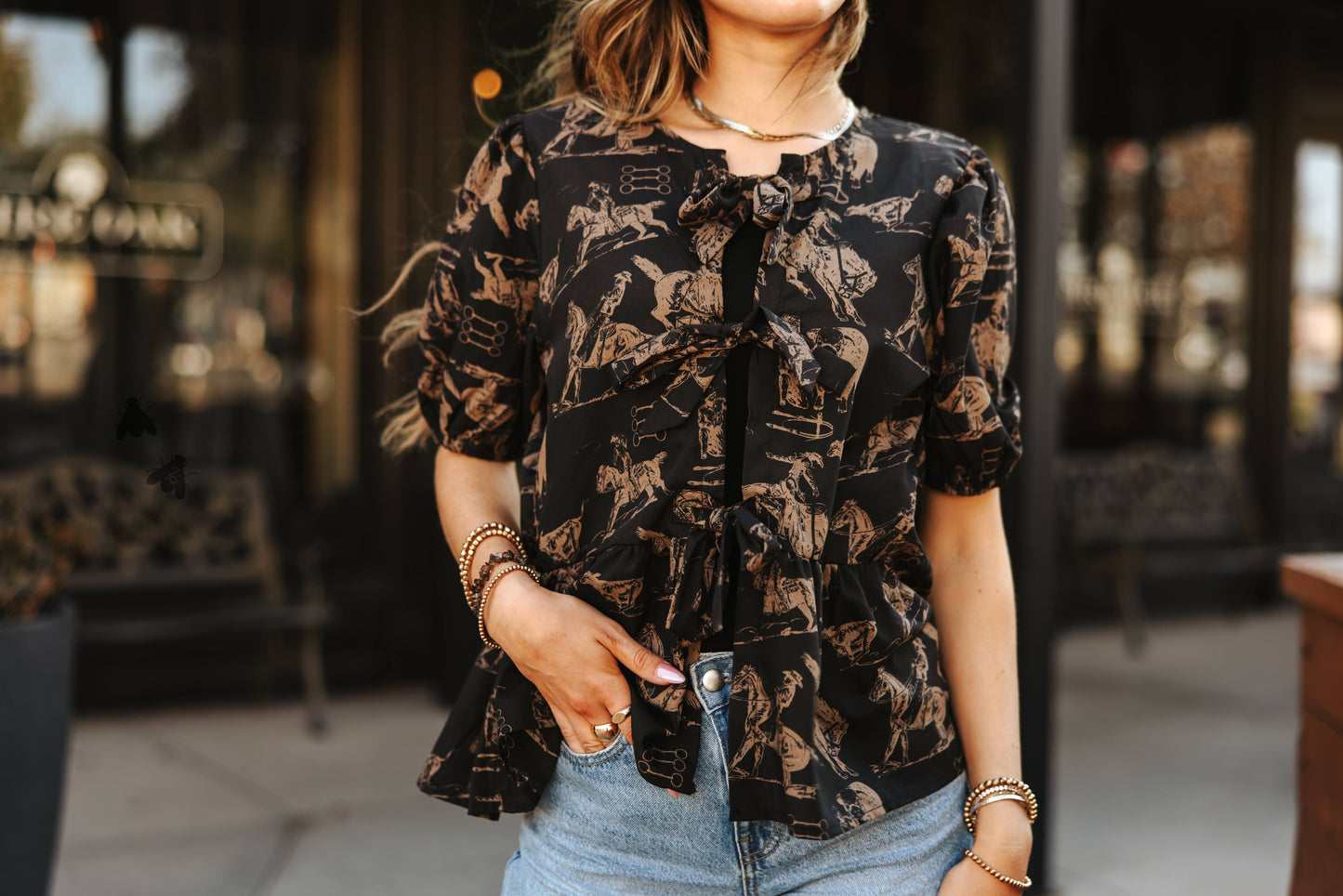 THRILL FRILL TOP