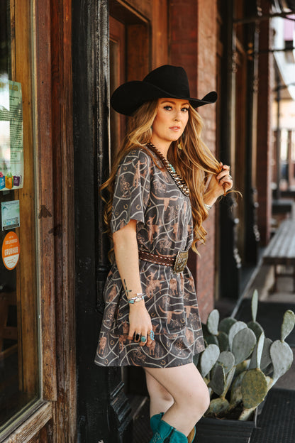 COWBOY LASSO DRESS