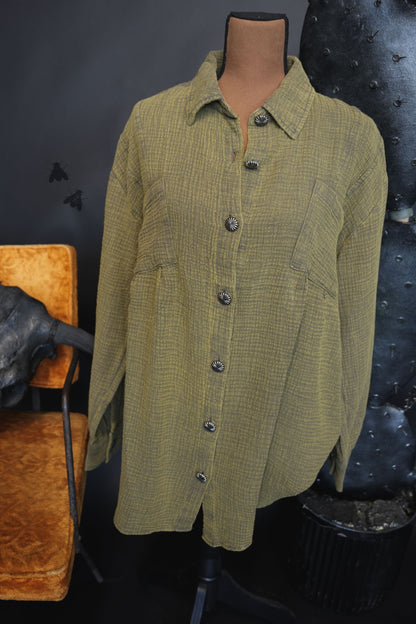 ACRES BUTTON UP* AGAVE
