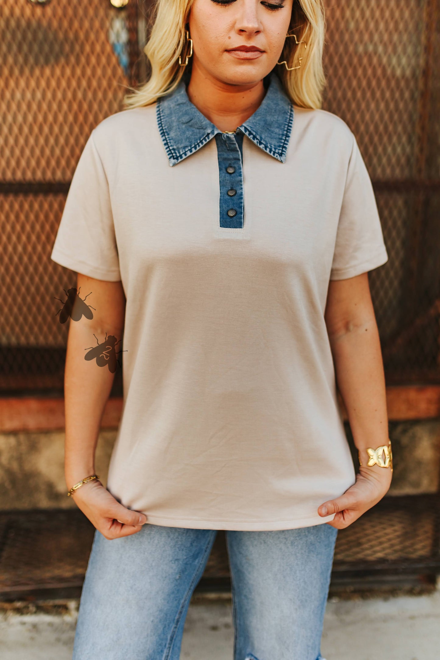 BROCKTON TOP *DUSTY