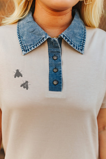 BROCKTON TOP *DUSTY