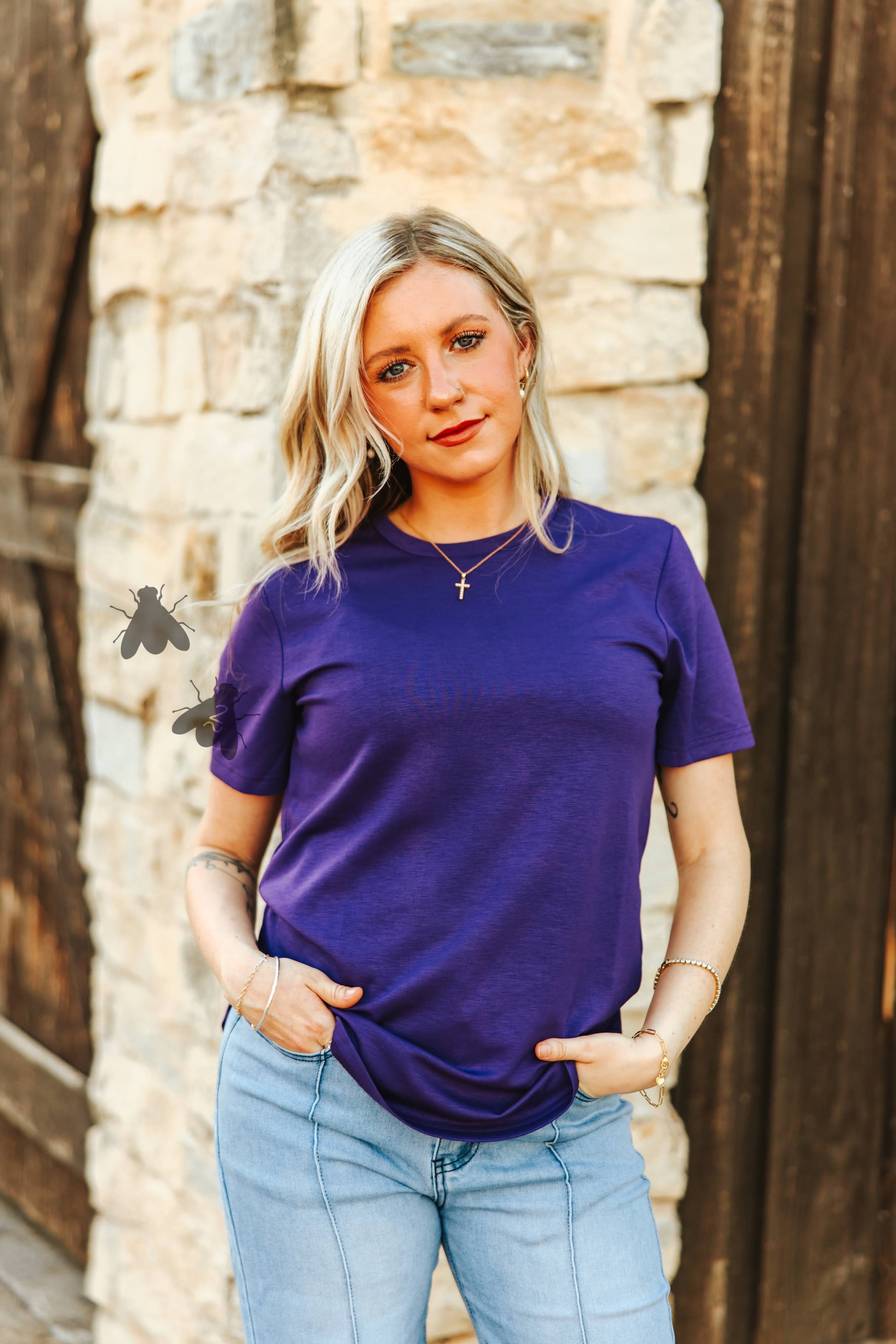 CLOUD BASIC FREE TEE *PURP