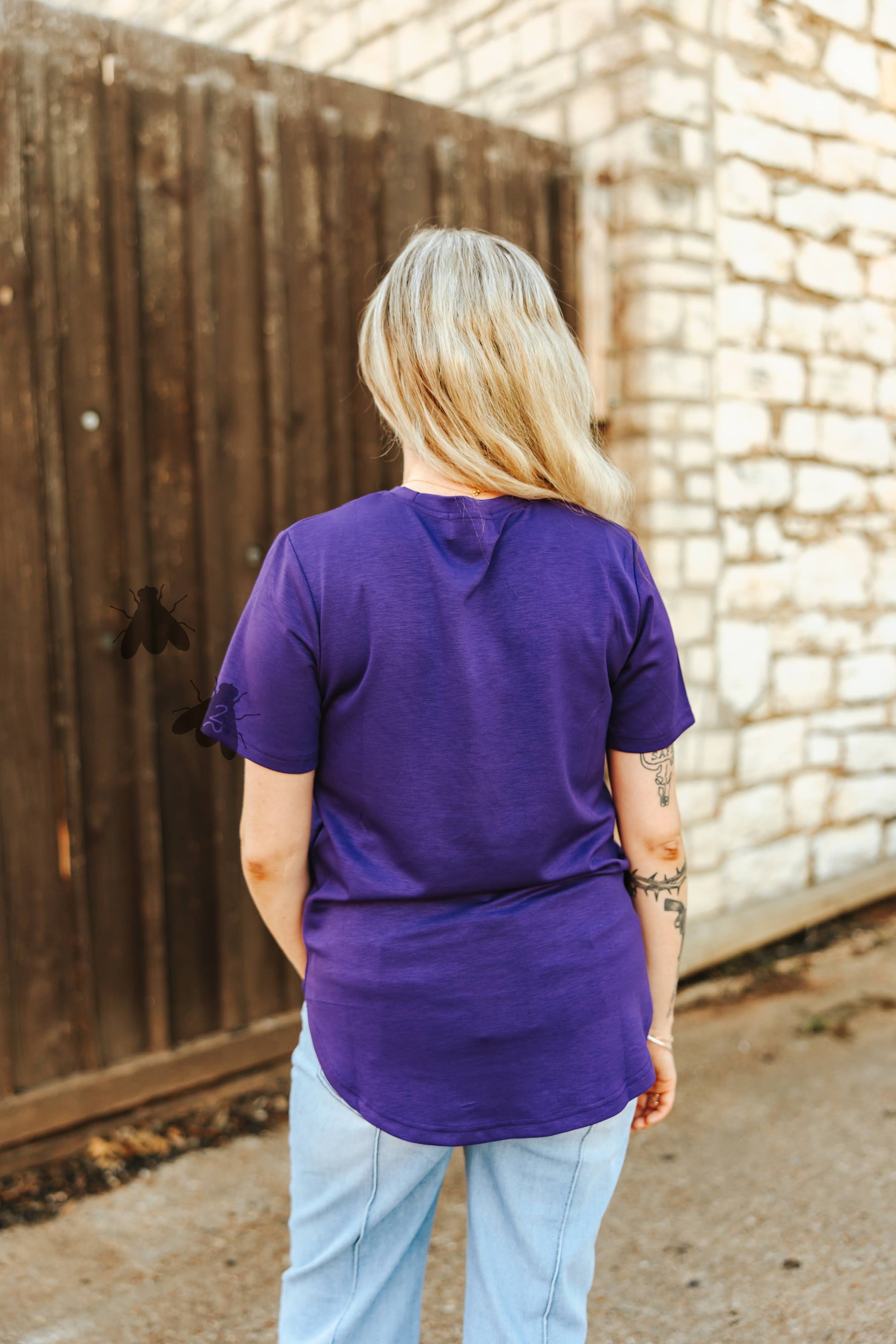 CLOUD BASIC FREE TEE *PURP