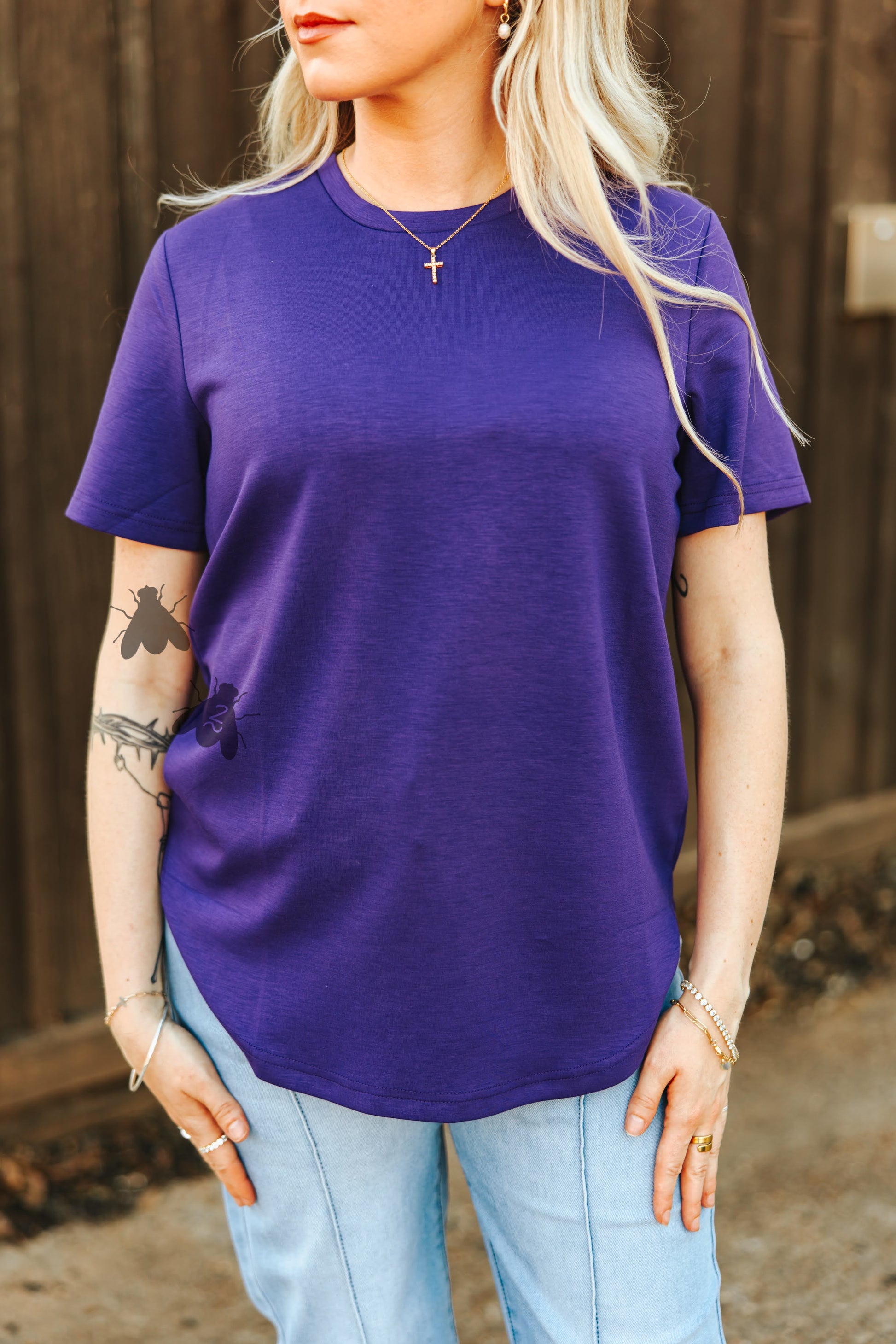 CLOUD BASIC FREE TEE *PURP
