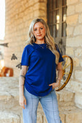 $5!! CLOUD BASIC FREE TEE *ROYAL BLUE
