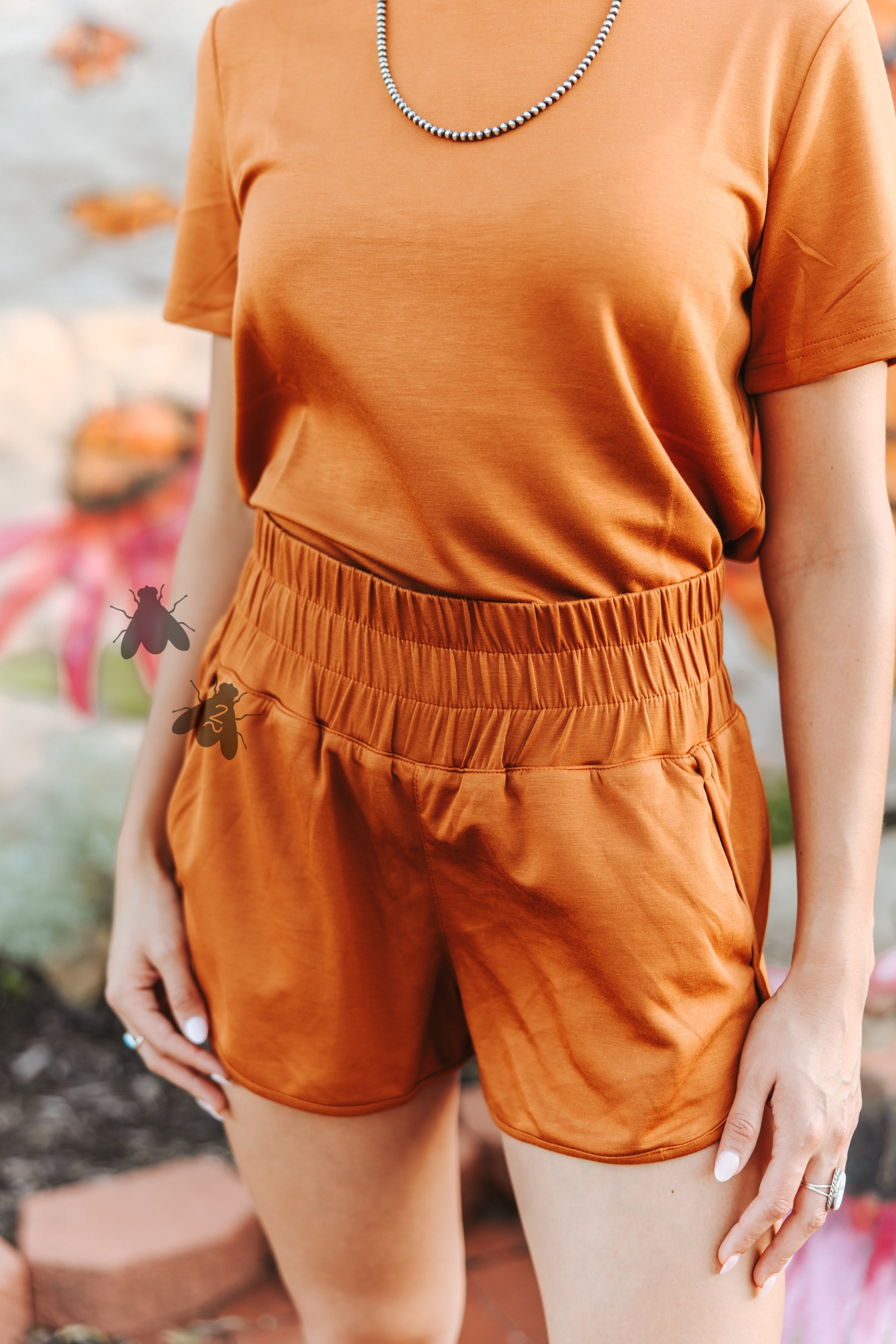 $5!! CLOUD BASIC SHORTS *SADDLE
