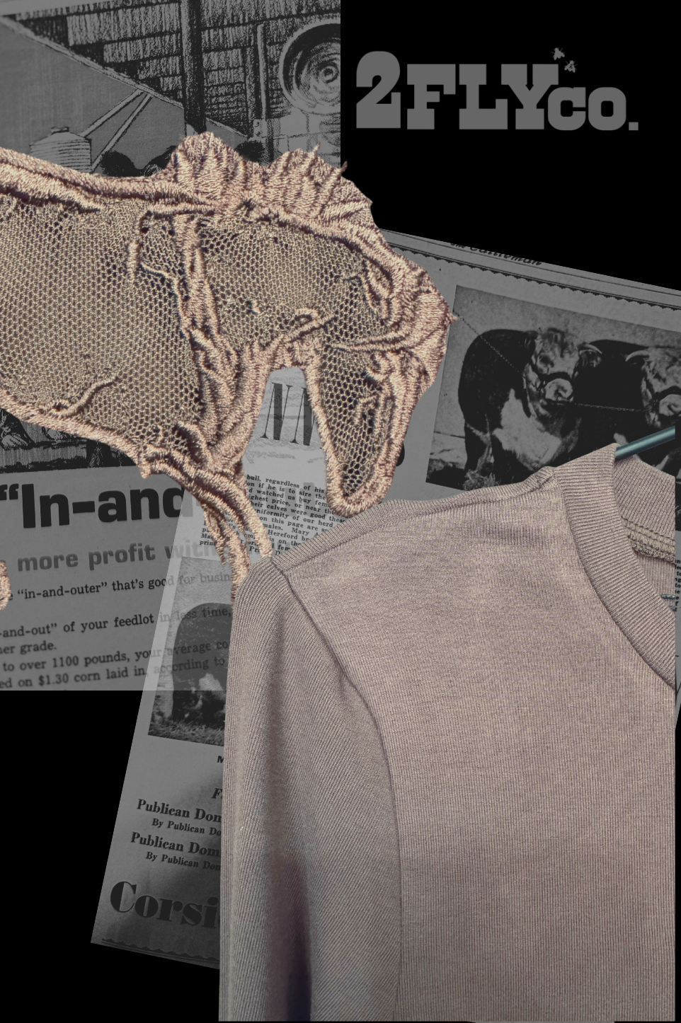 BUCK OUT CUT OUT L/S *MOCHA