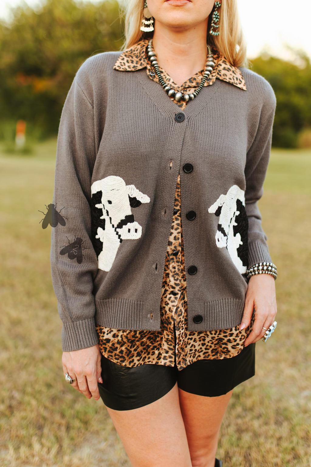 CATTLE CARDI *BLK BALDY