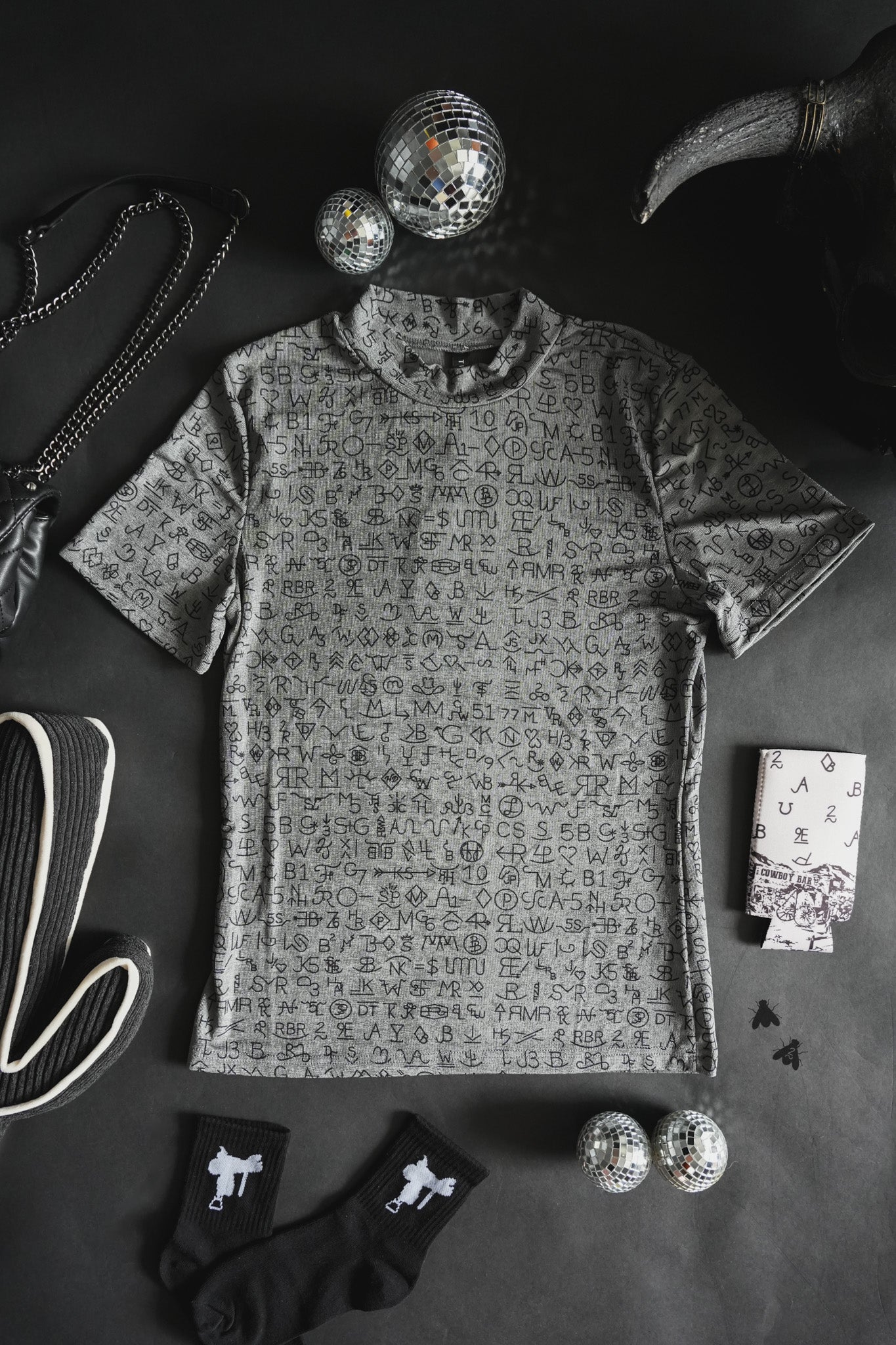 [NO-L] COWBOY COLLECTIVE TEE *CHARCOAL