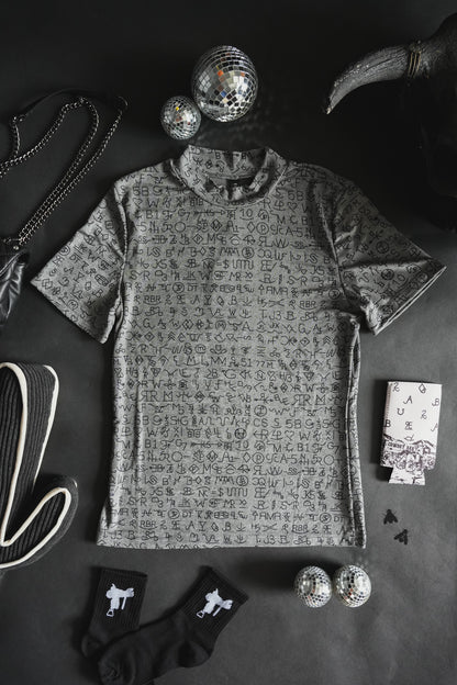 [NO-L] COWBOY COLLECTIVE TEE *CHARCOAL