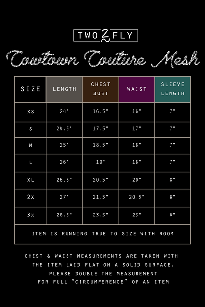COWTOWN COUTURE MESH