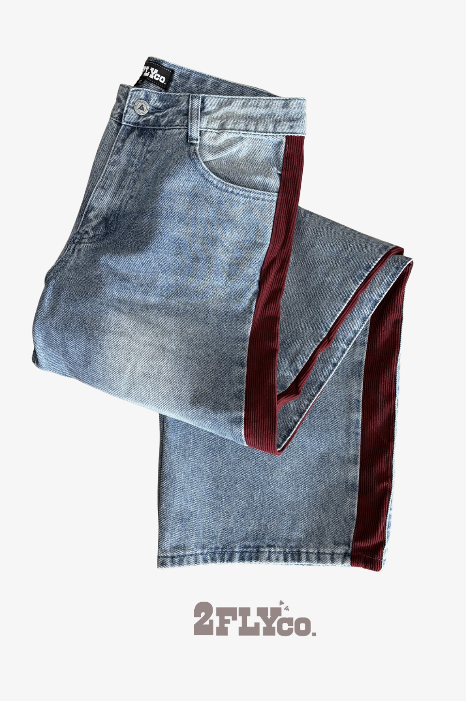 OUT OF LINE JEANS *WINE