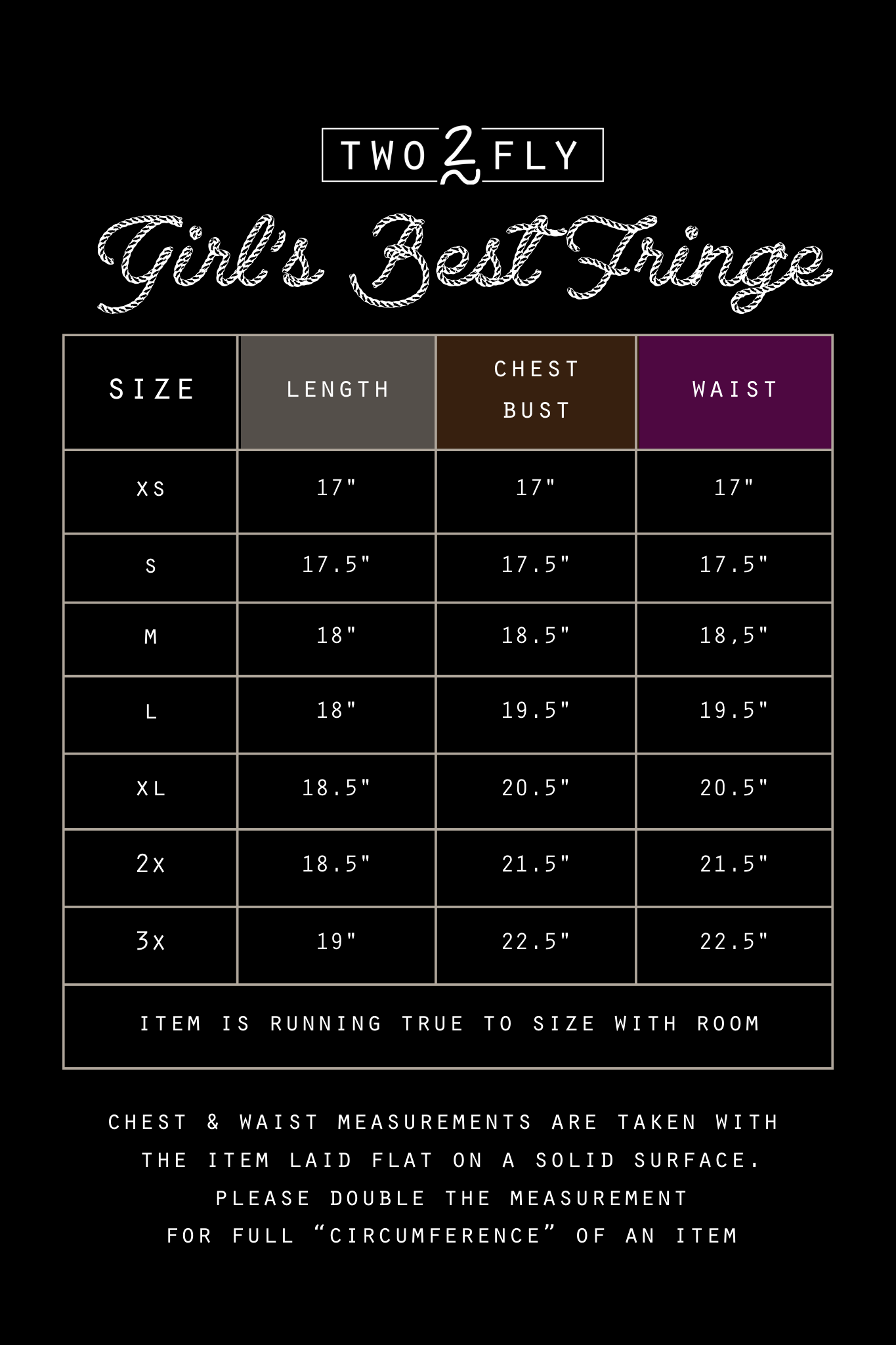 GIRLS BEST FRINGE *SADDLE [MOSTLY 3X LEFT]