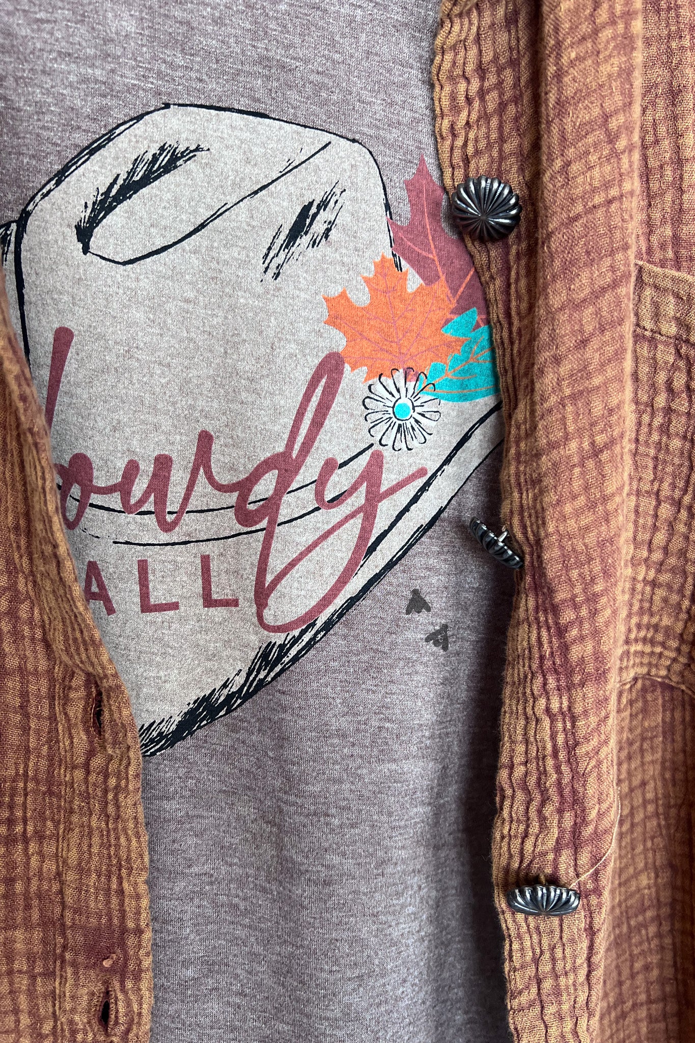 HOWDY FALL TEE *SUPER SALE [S ONLY]