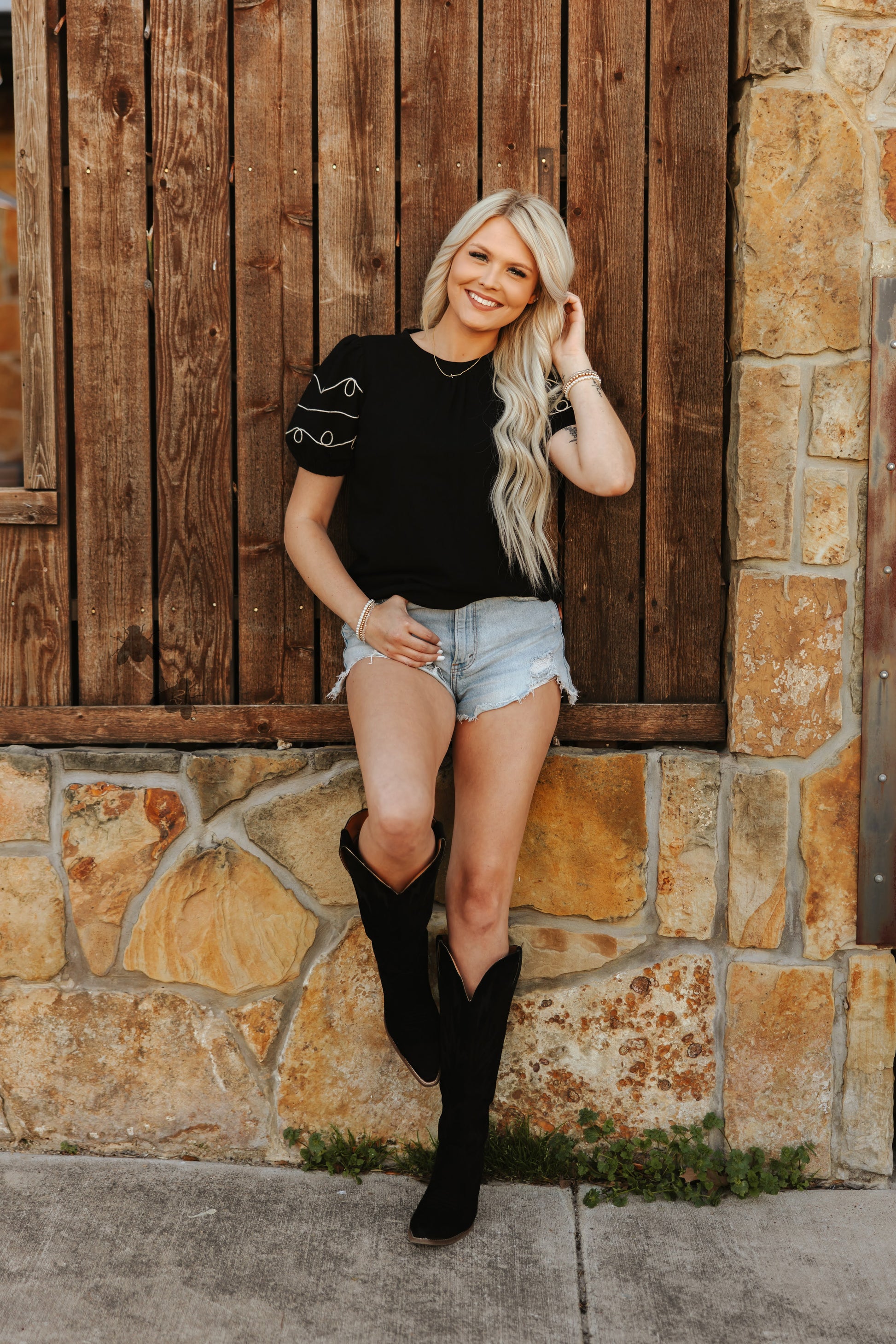 LOOPTY LARIAT TOP